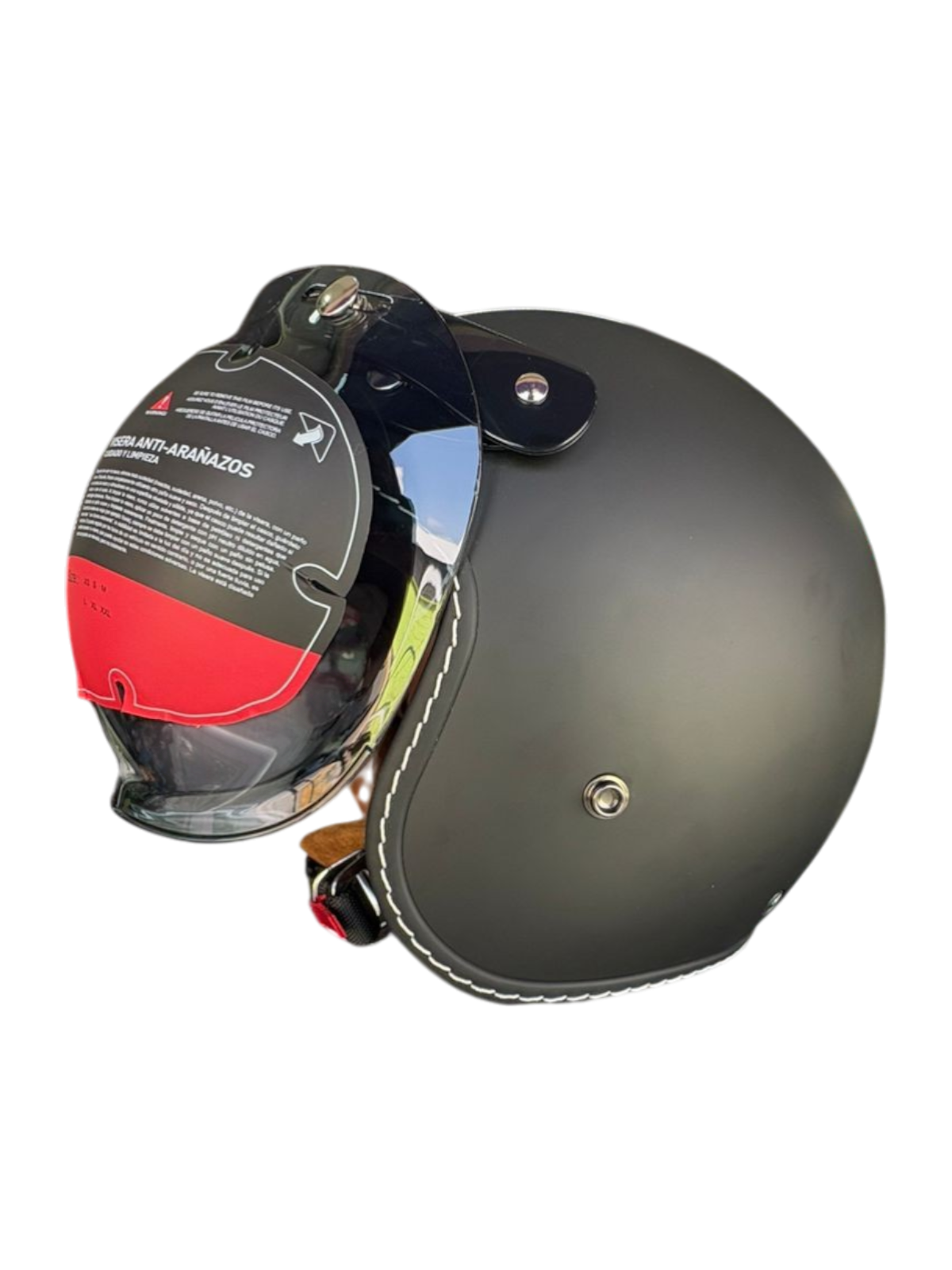 CASCO NOSS 639 NEGRO MATE 