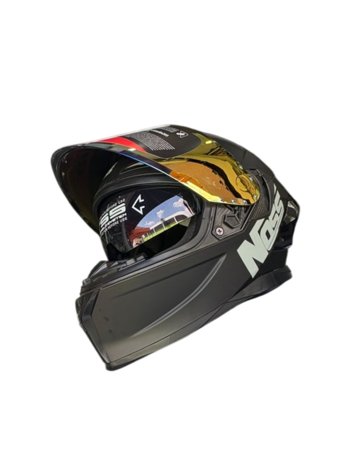 CASCO NOSS 803 NEGRO MATE