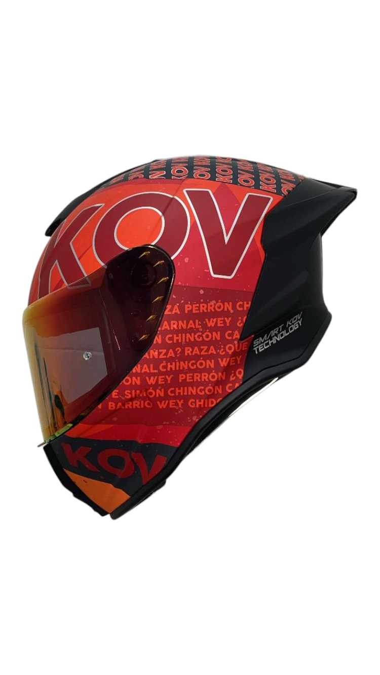 CASCO KOV BUSTER FLOW ROJO 