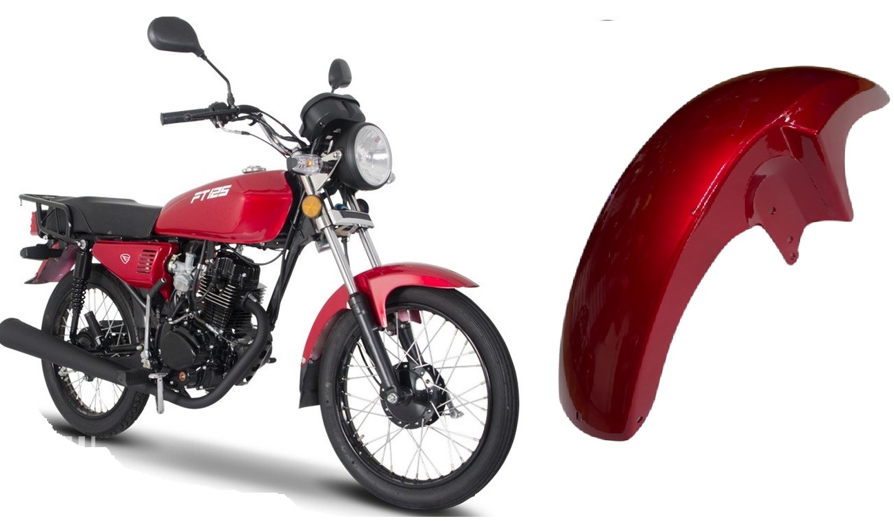 SALPICADERA ROJA / ITALIKA FT125