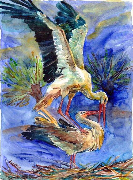 Two Storks