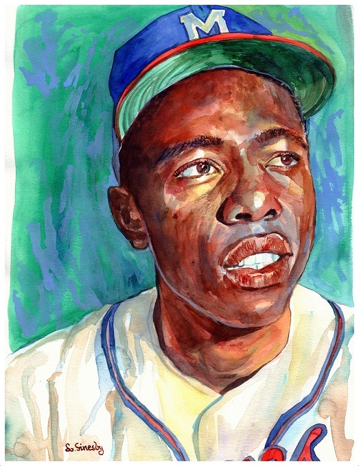 Hank Aaron Portrait