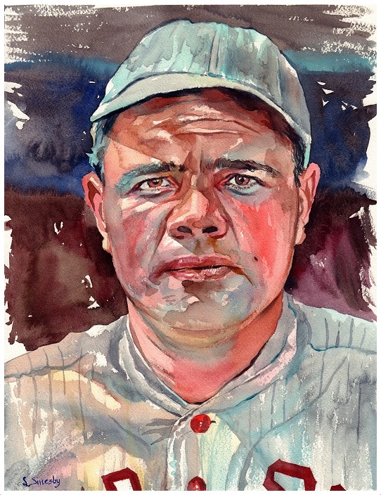 Babe Ruth Portrait