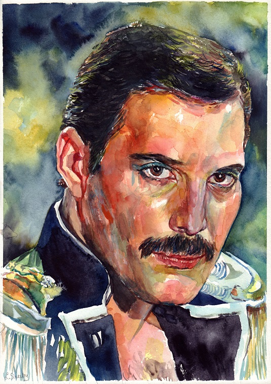 Freddie Mercury Portrait, Living On My Own