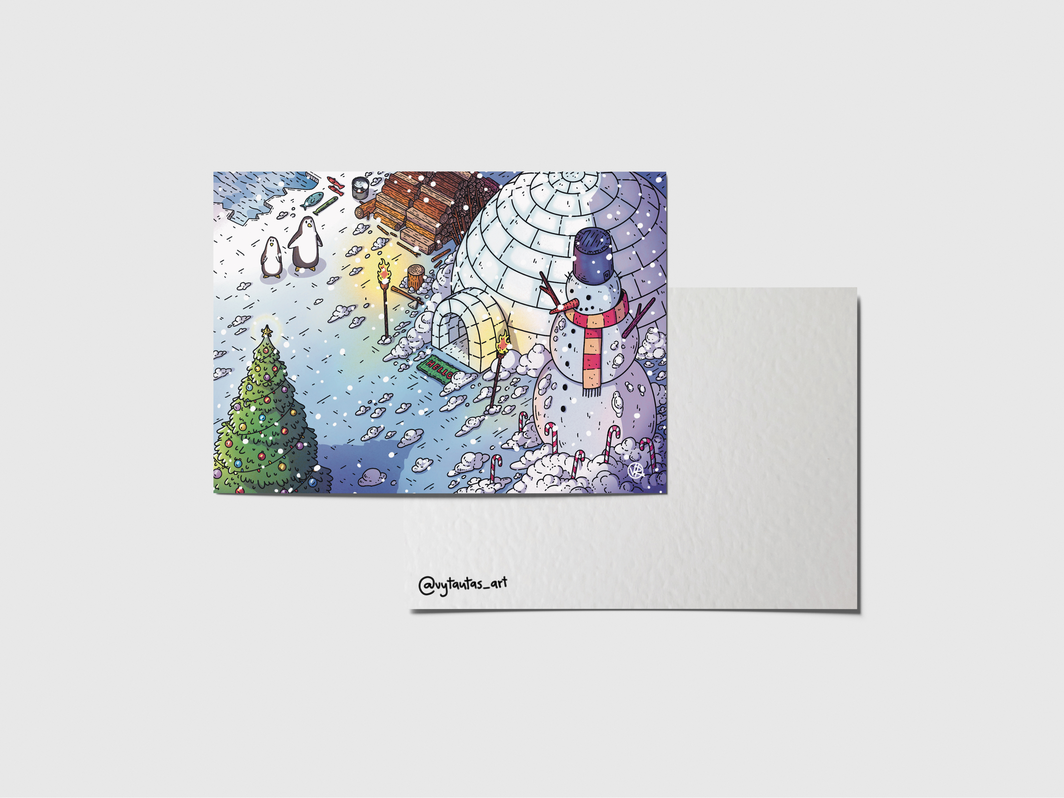 Atviručių rinkinys „Žiema”