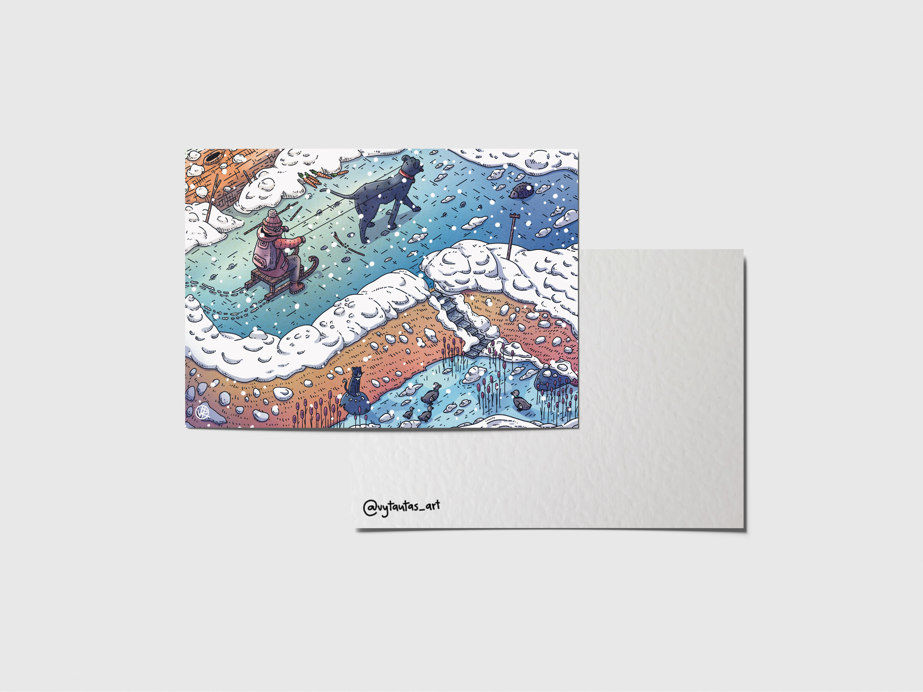 Atviručių rinkinys „Žiema”