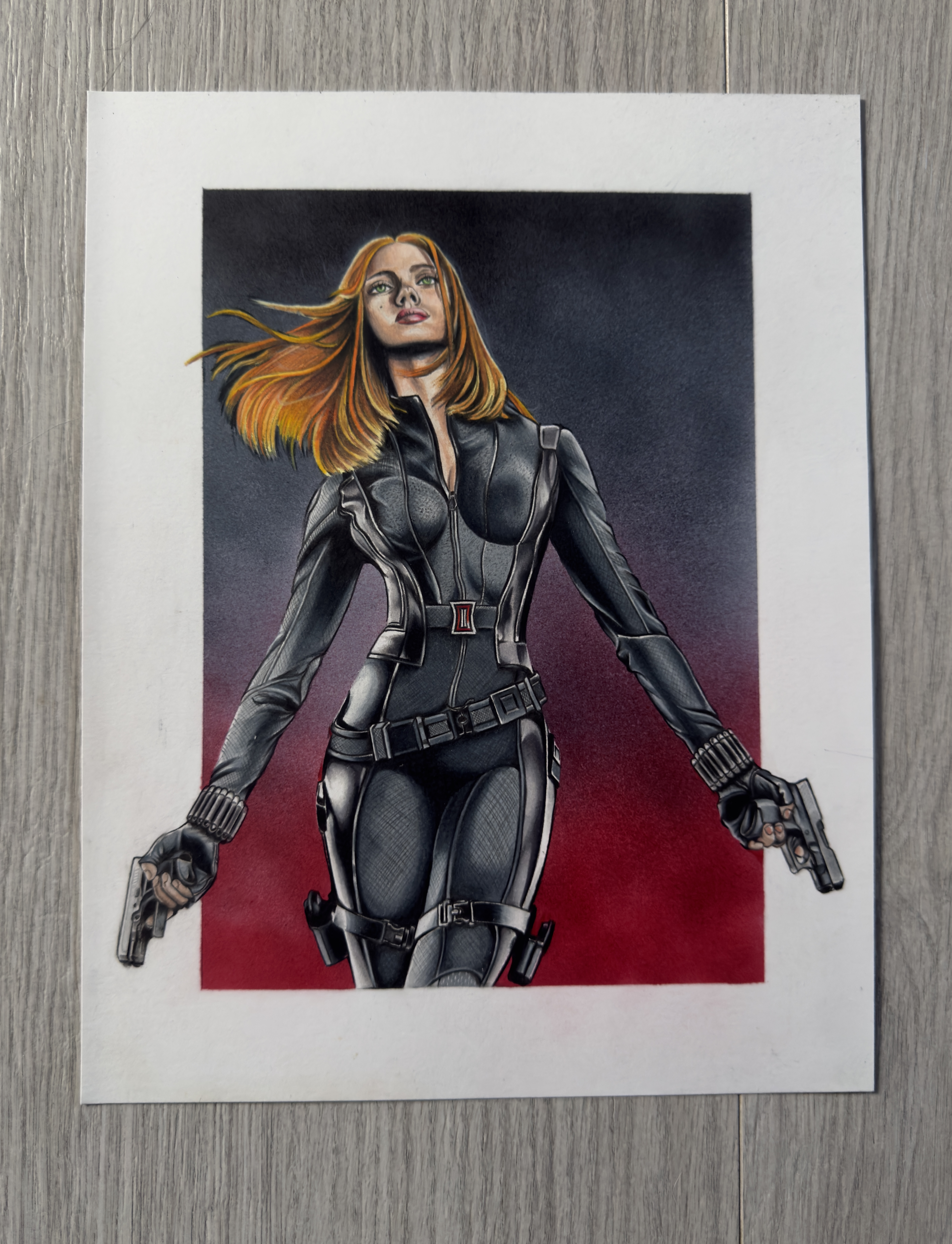 Black Widow Drawing