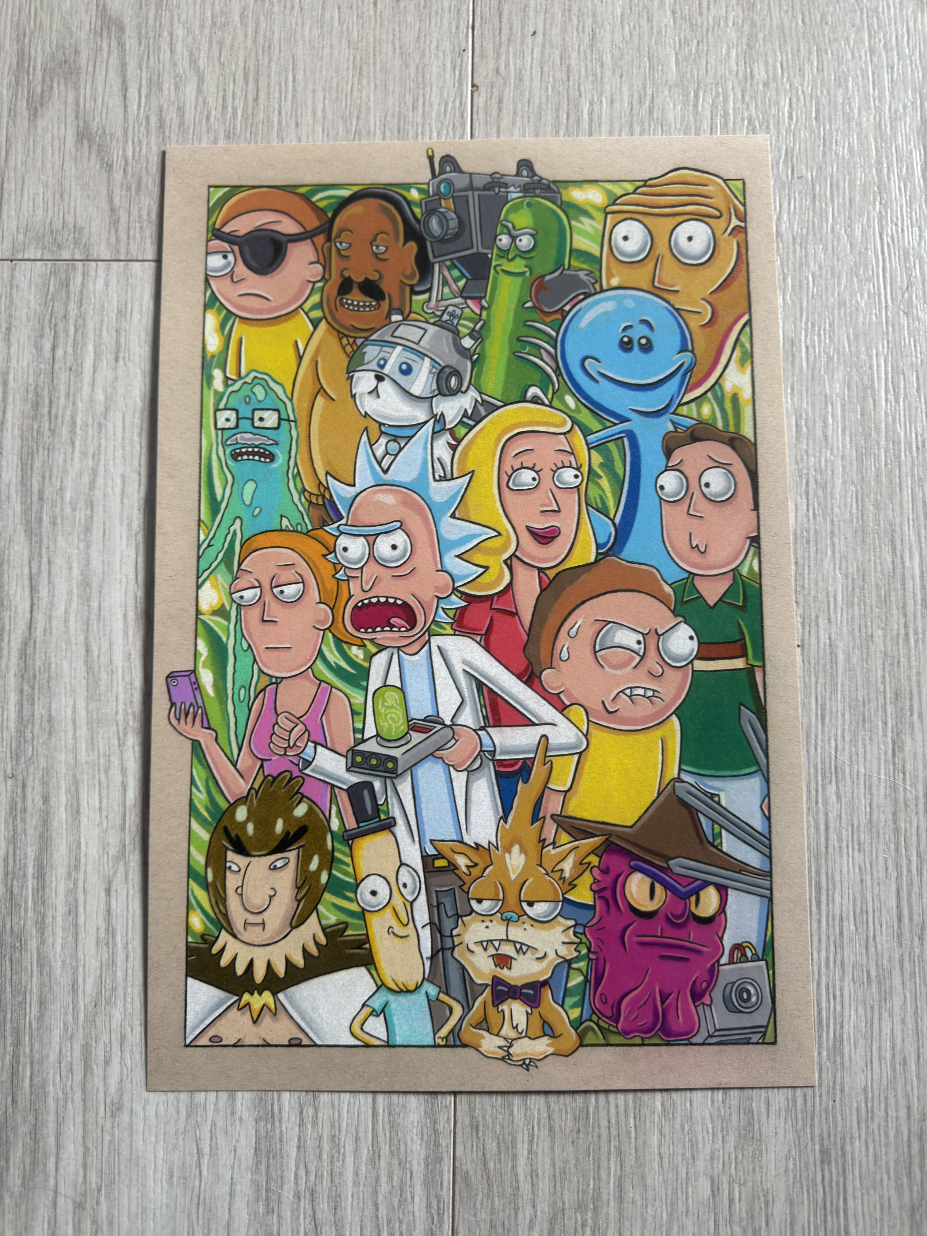 Rick & Morty Drawing