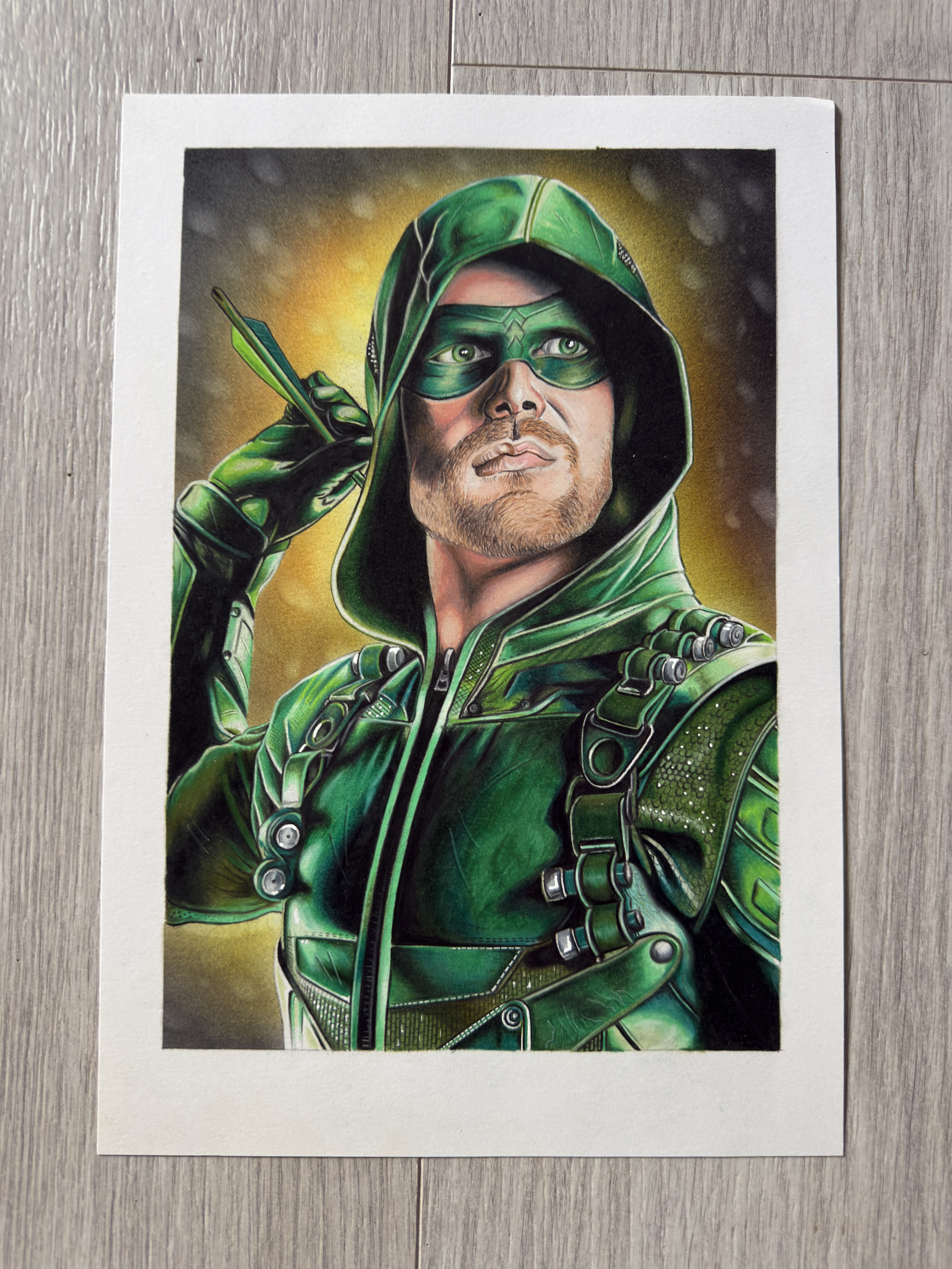Green Arrow Drawing