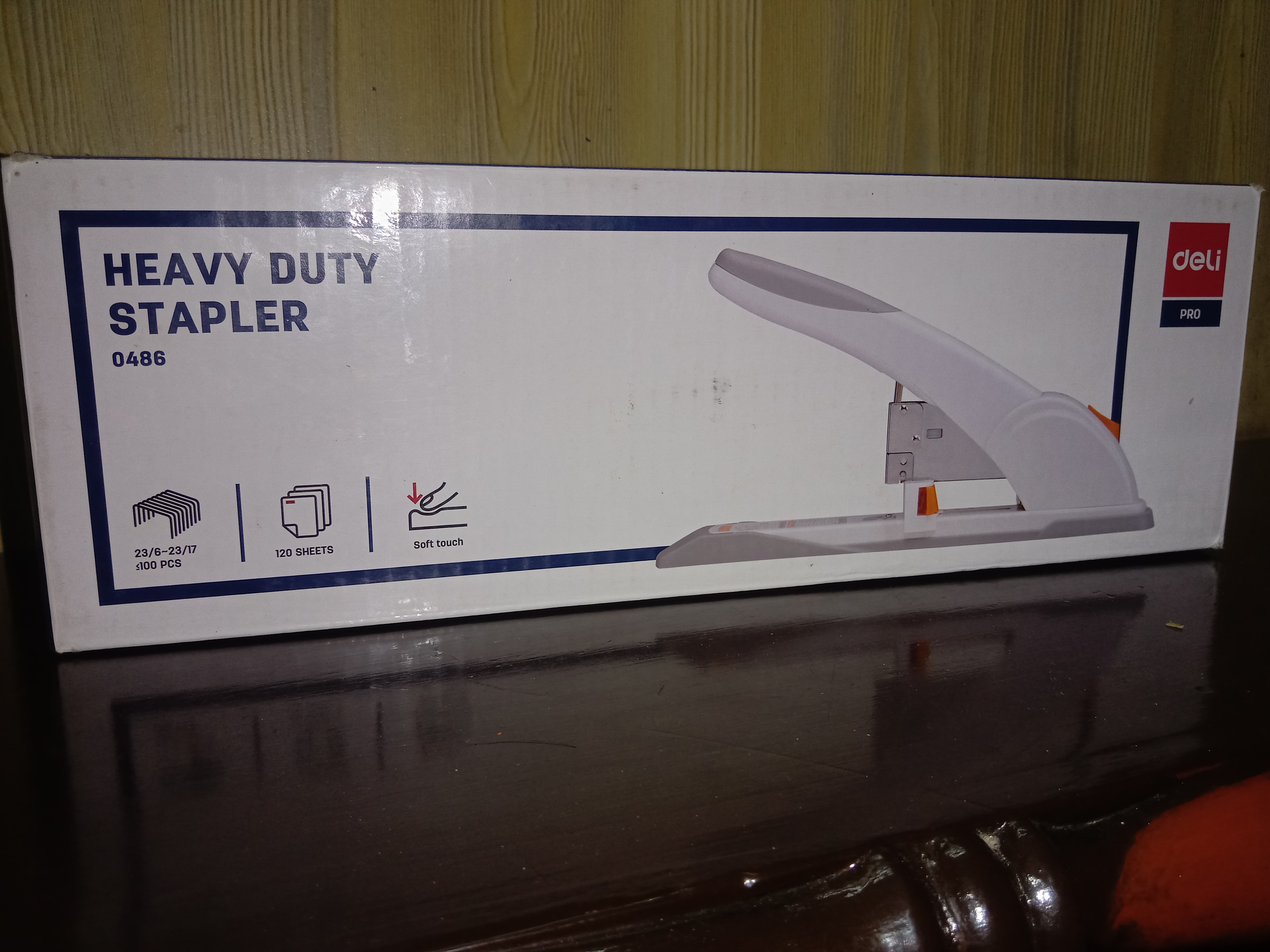Heavy Duty Stapler Deli 0486 For Staple Up to 120 Sheets
