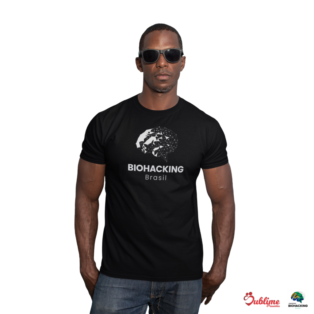 Camiseta Biohacking Brasil - Preta