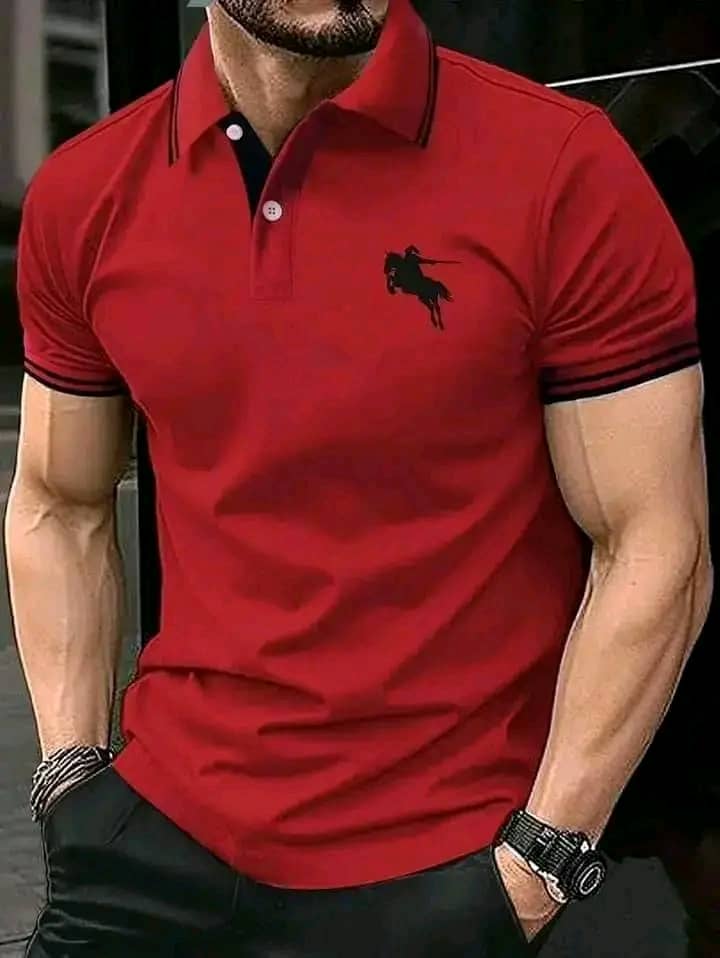 Camiseta Polo Roja