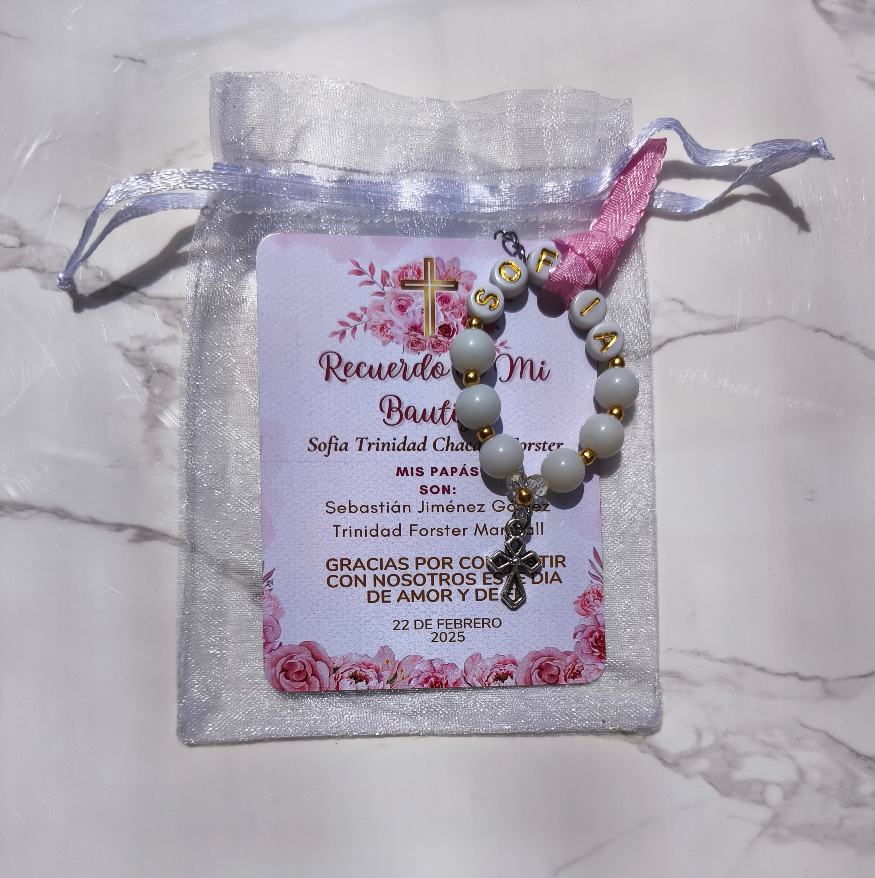 Denario de Bautizo Personalizado