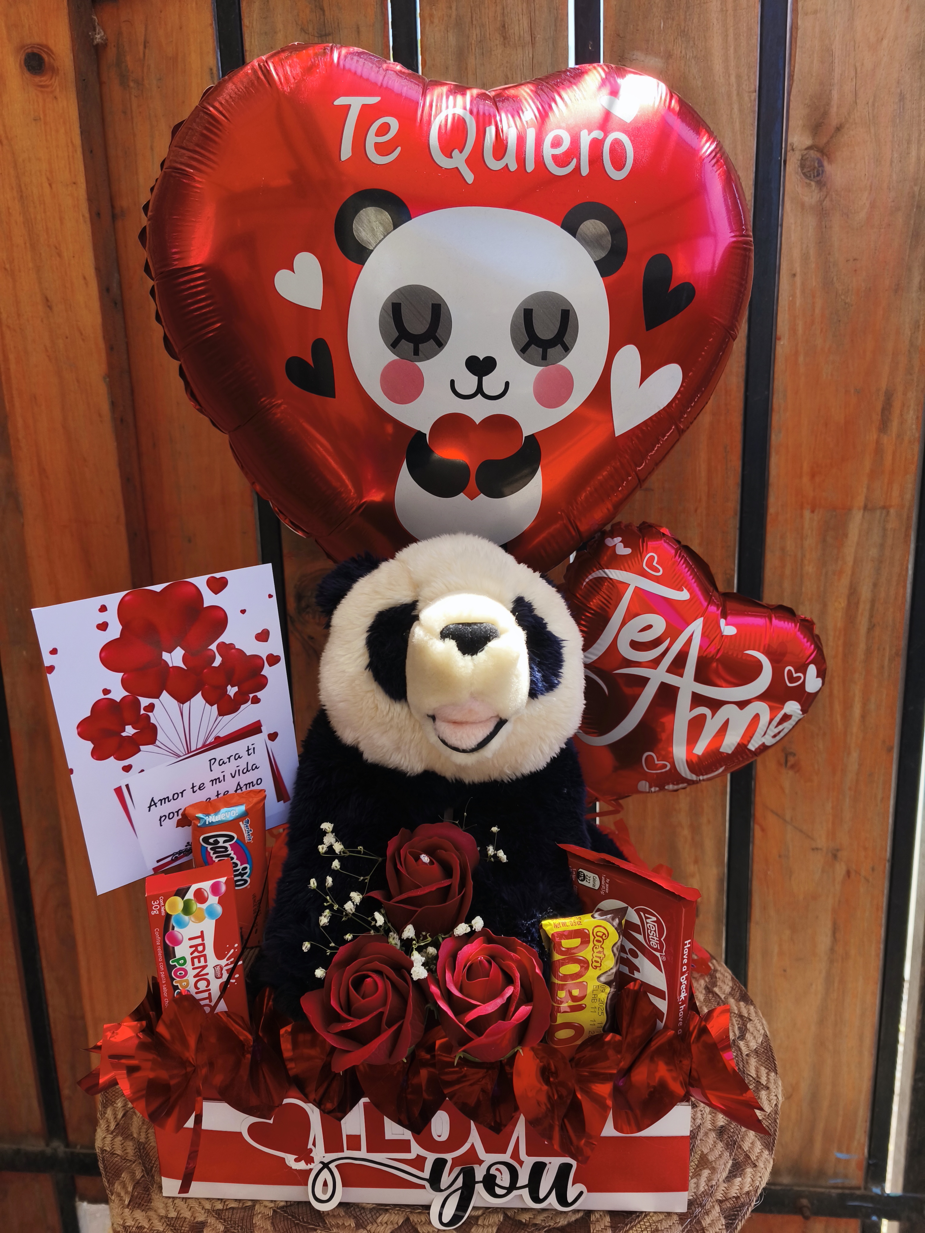 Arreglo de amor con Peluche