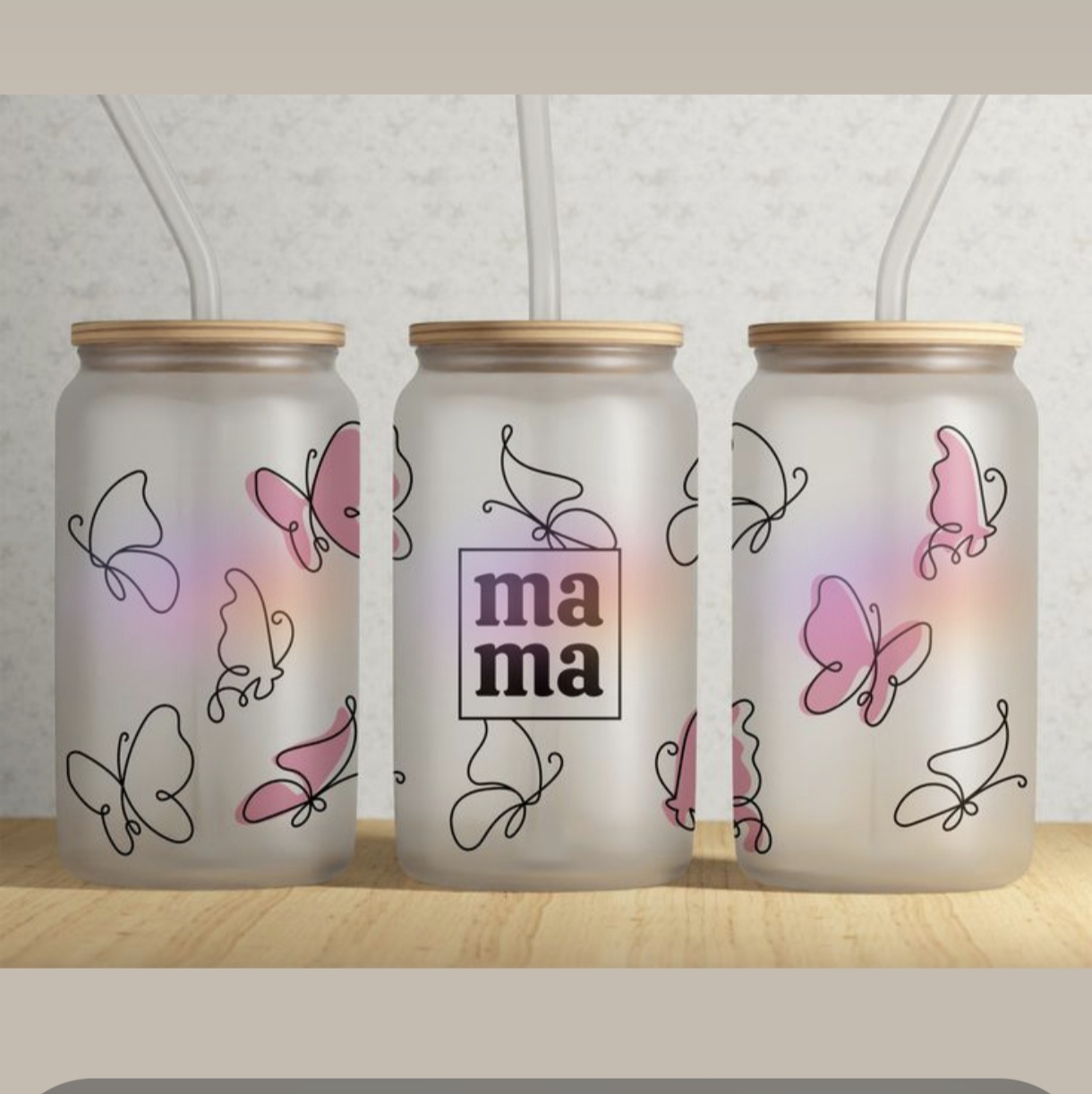 Vaso empavonado tipo lata tapa Bambu 