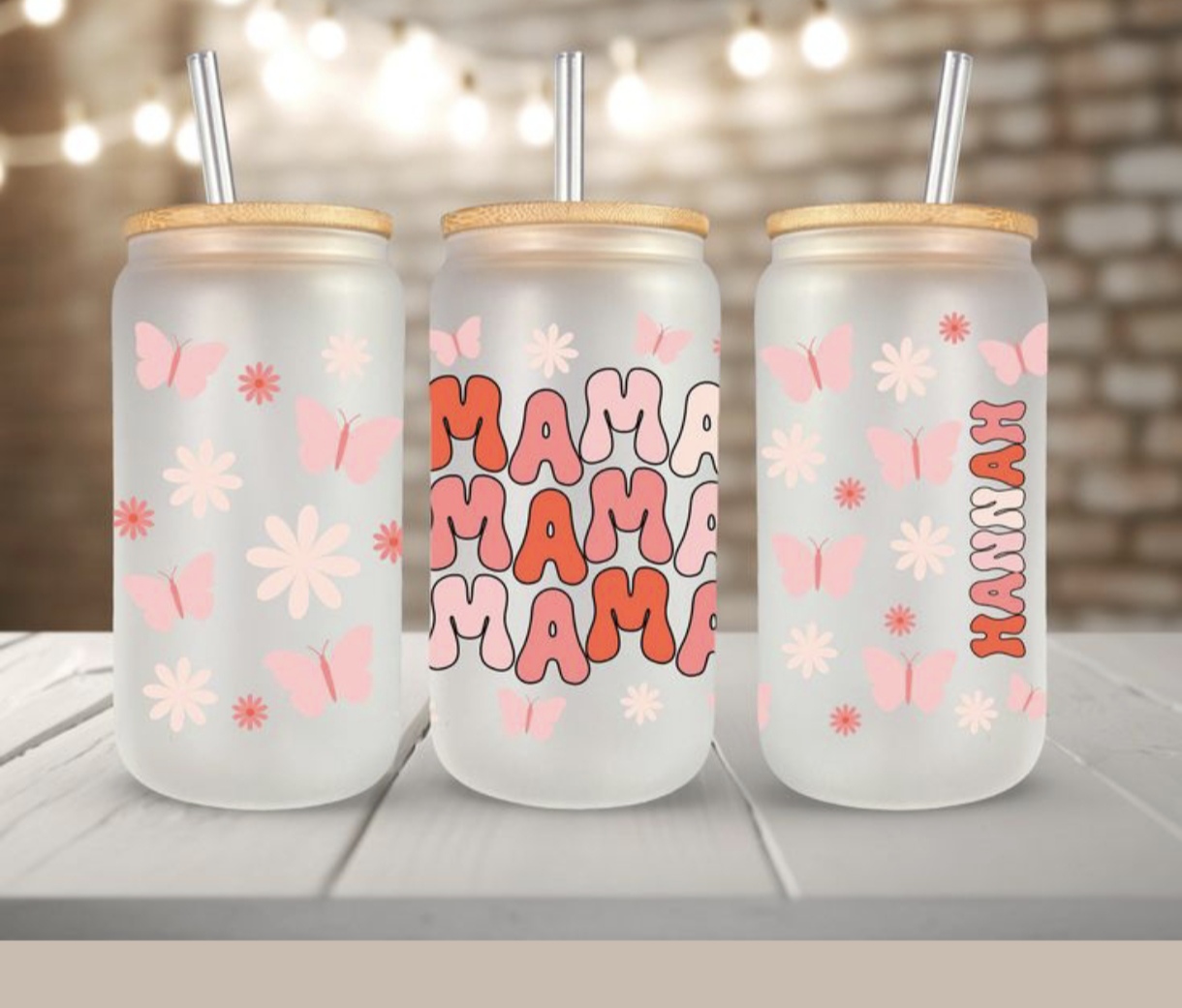 Vaso empavonado tipo lata tapa Bambu 