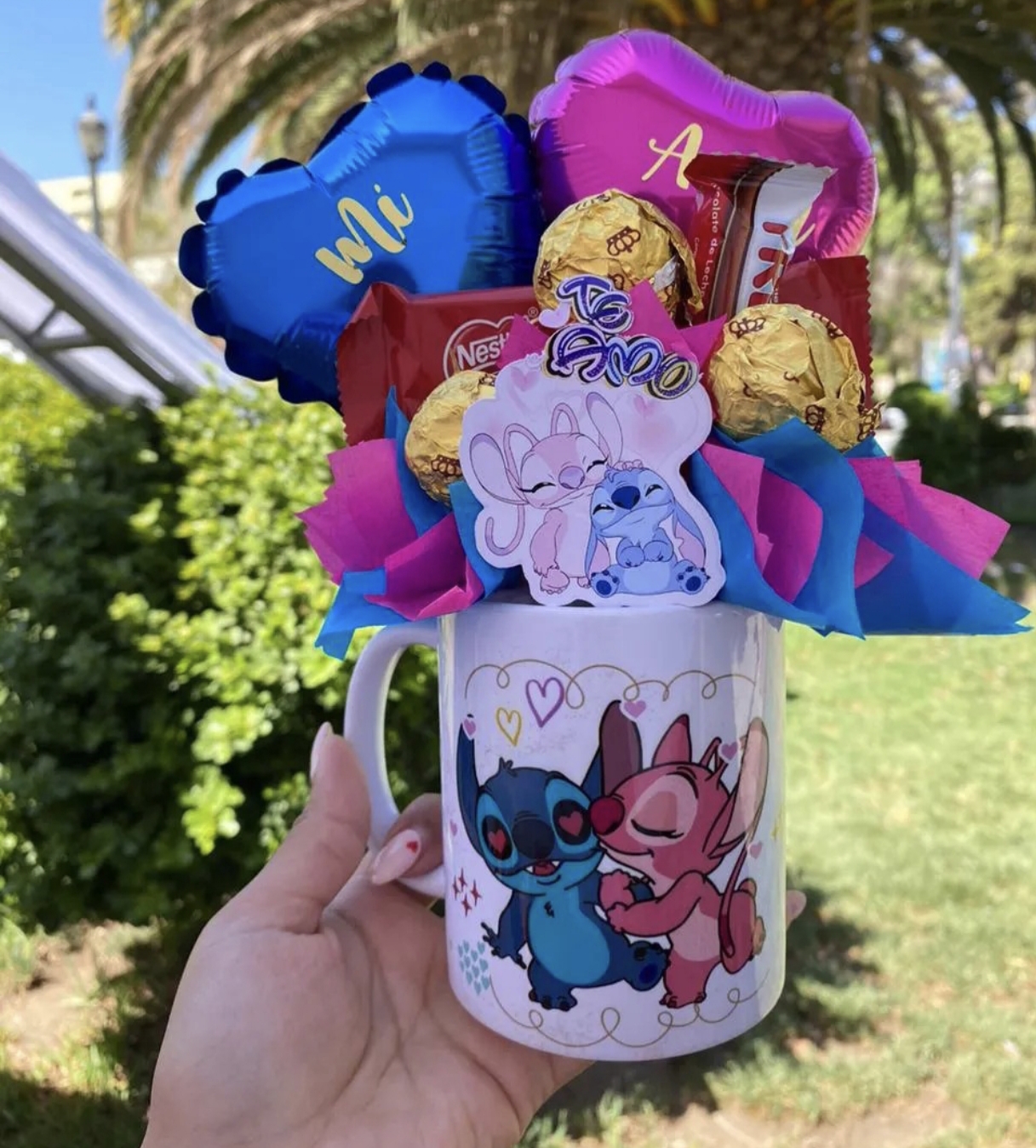 Taza de Personalizada con Dulces