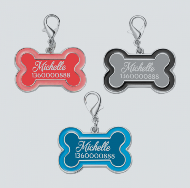 Chapas de identificación para mascotas