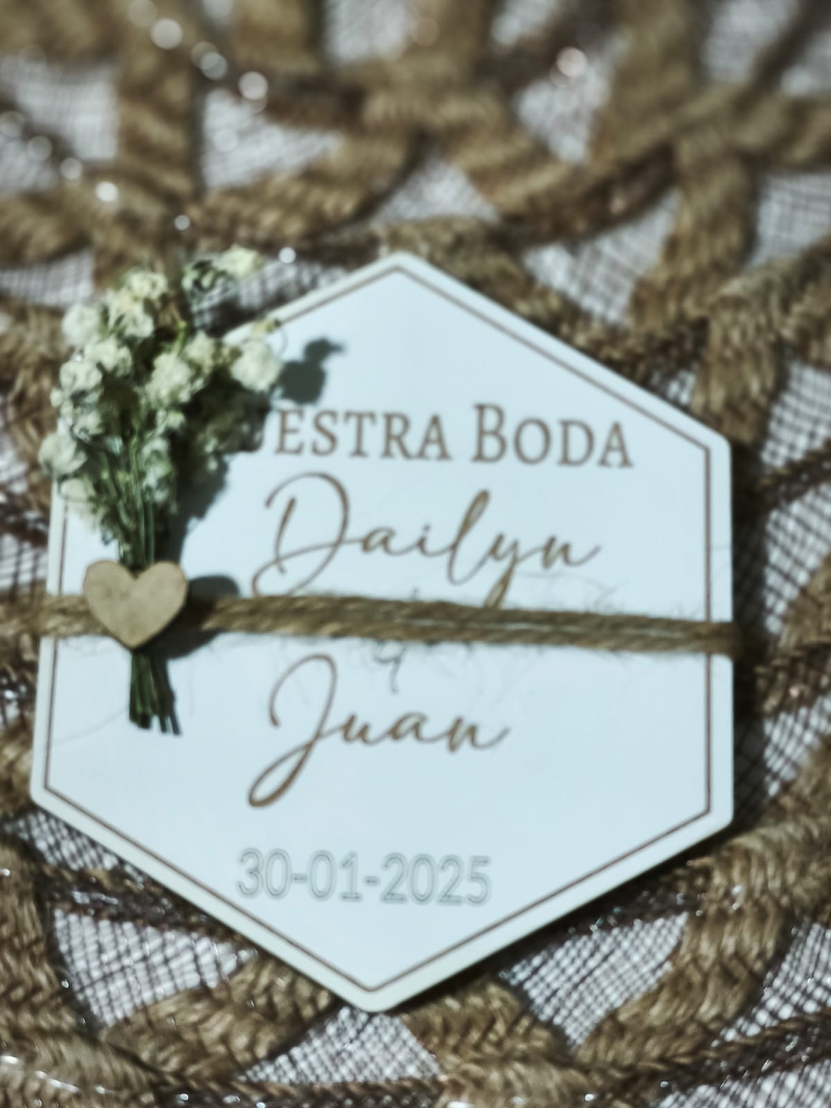Recuerdo de Boda  Personalizado