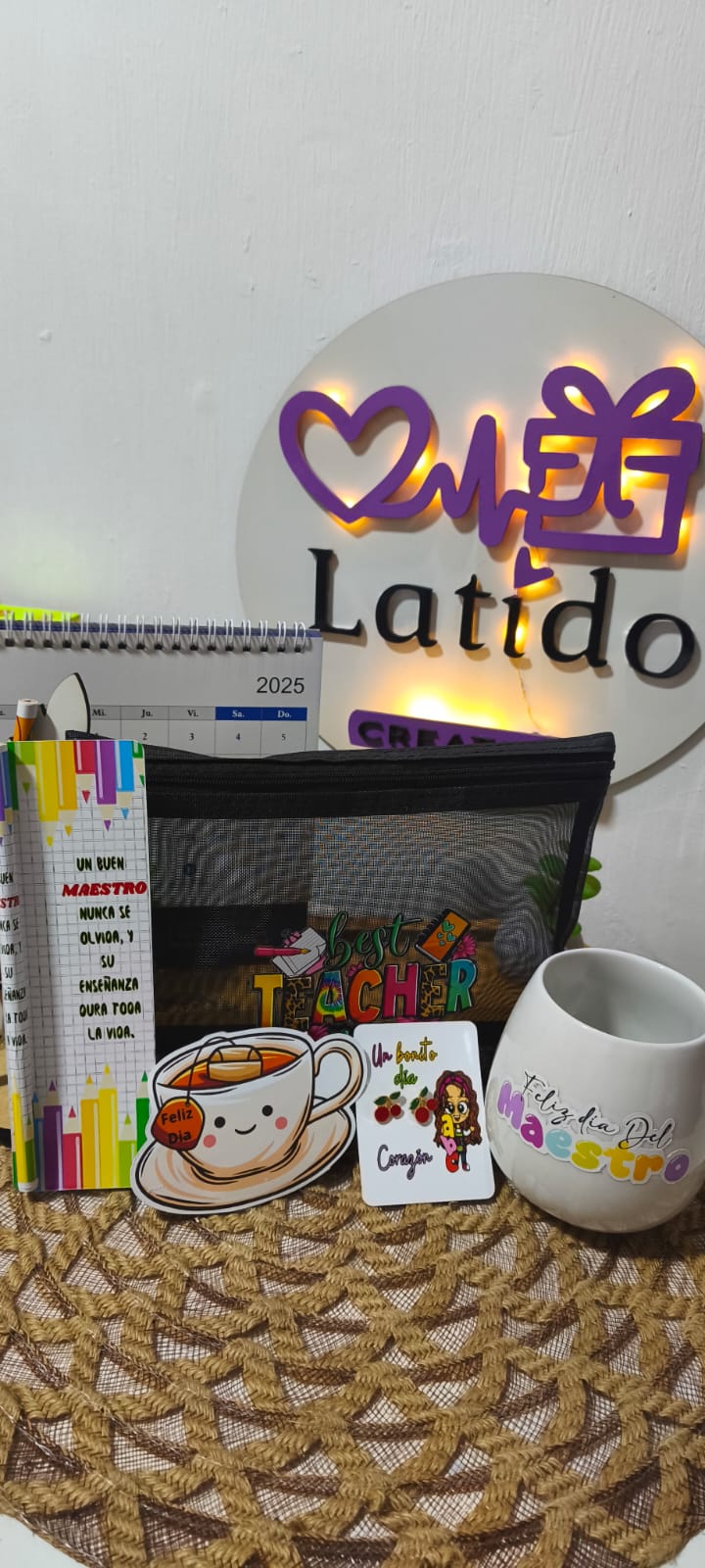 Set de Regalo para  el día del Maestro