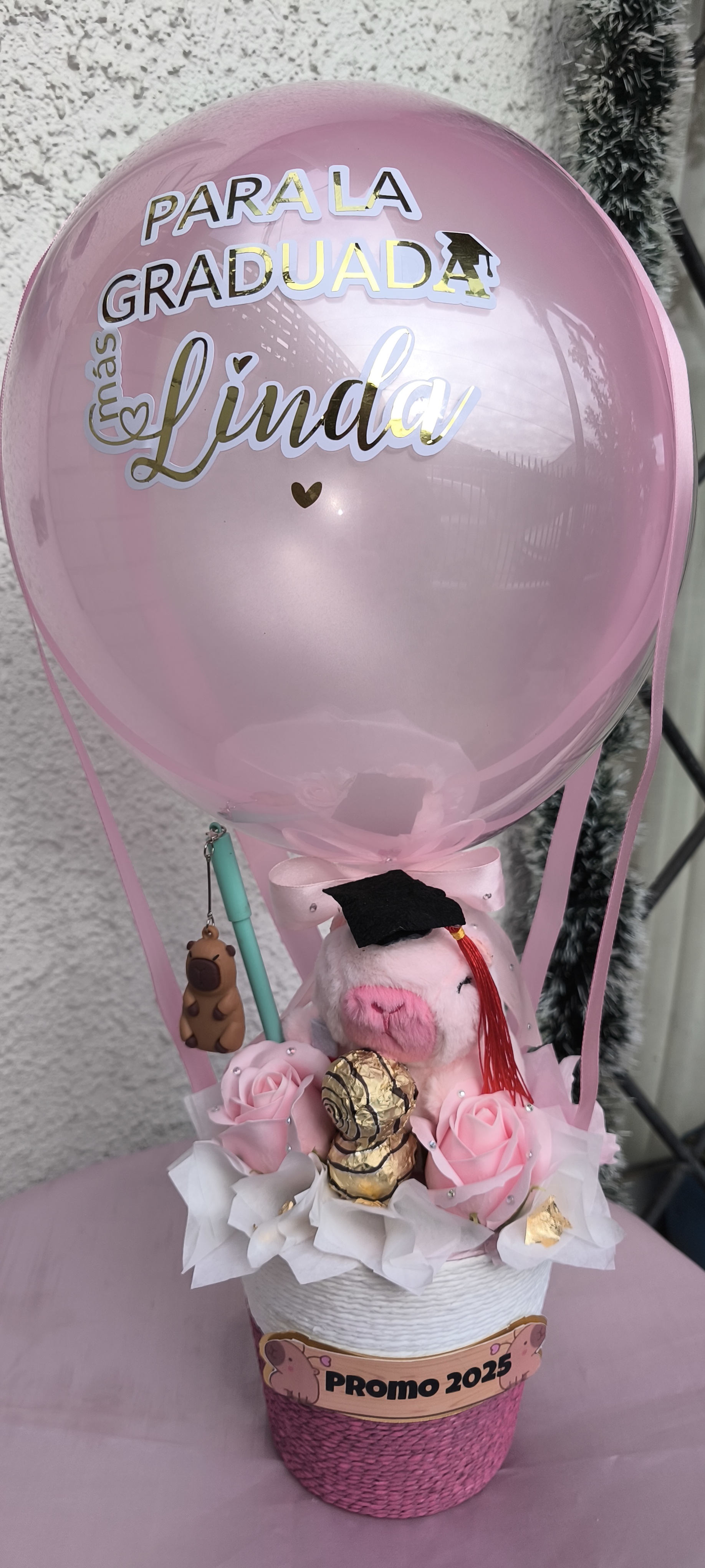 Arreglo de Graduación con Globo
