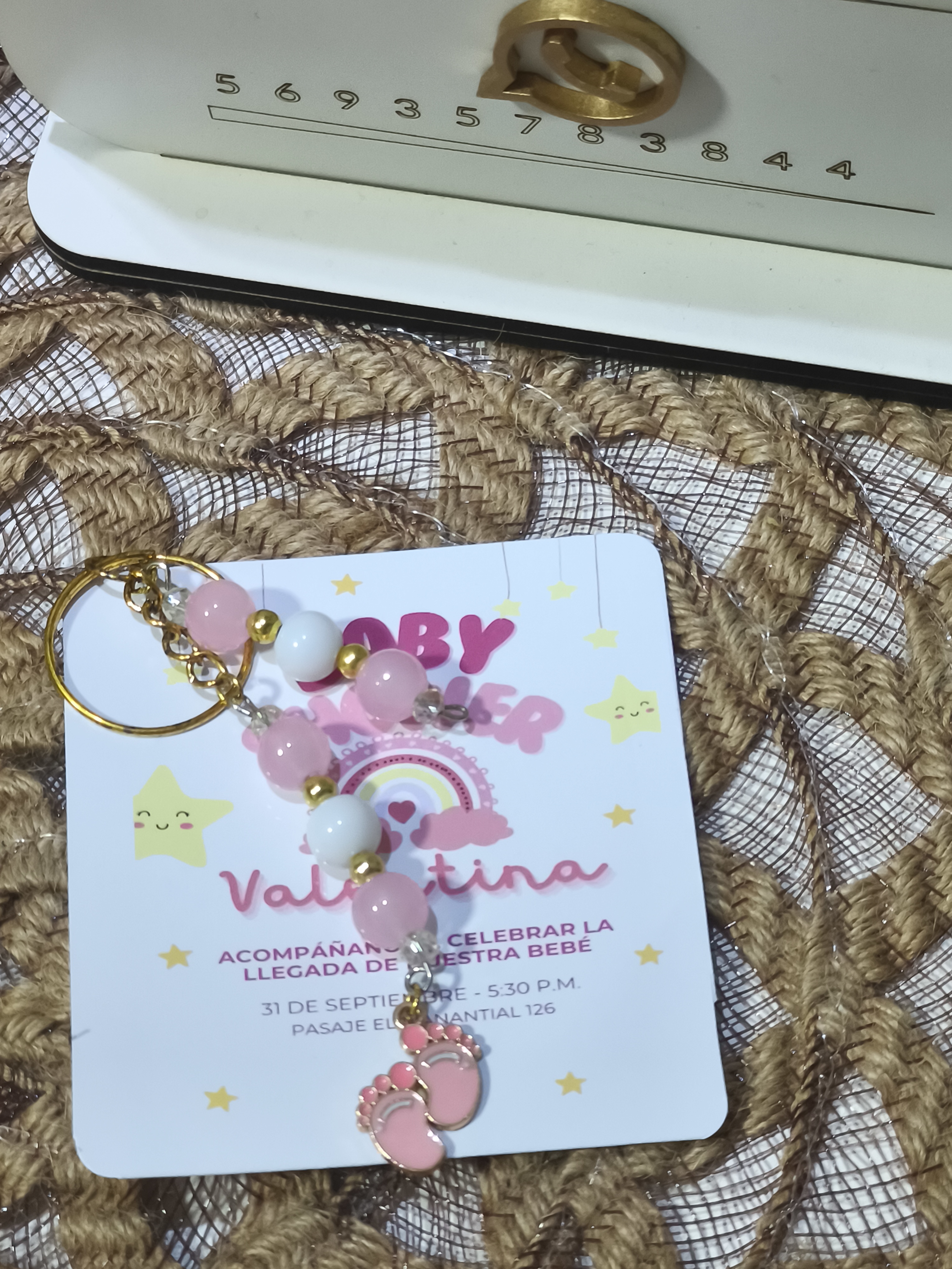Llavero  para Baby Shower 