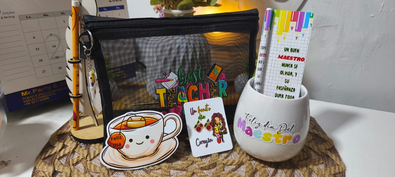 Set de Regalo para  el día del Maestro