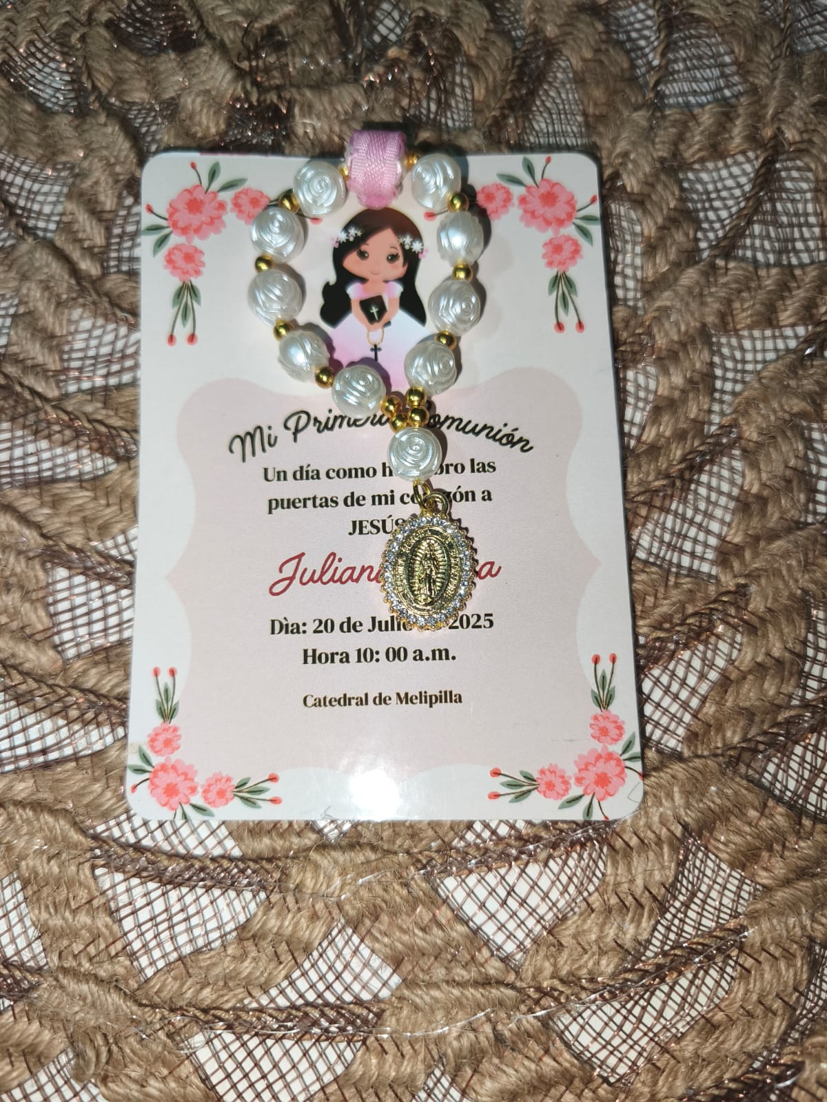 Recuerdo de Primera Comunión