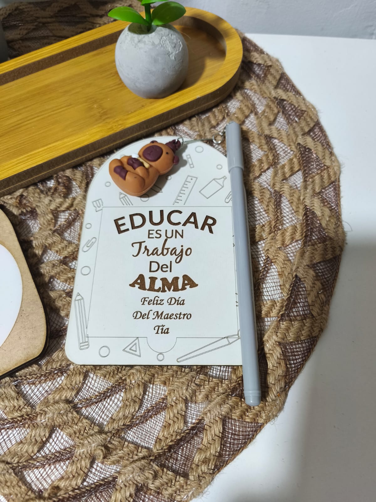 Porta notas  Personalizada para Maestros
