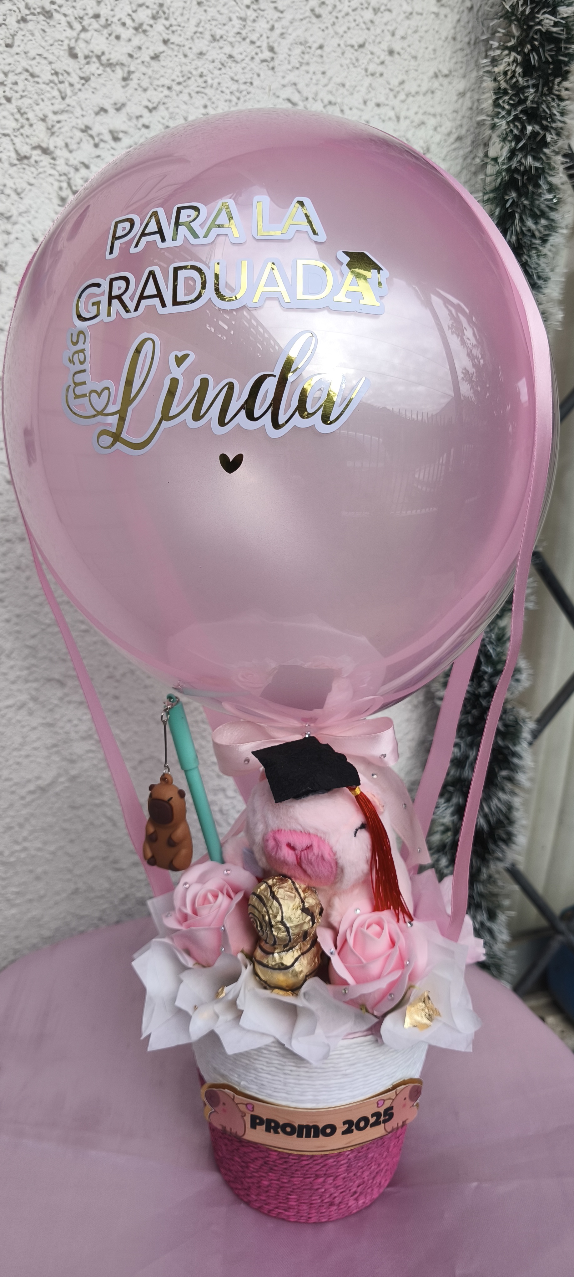 Arreglo de Graduación con Globo
