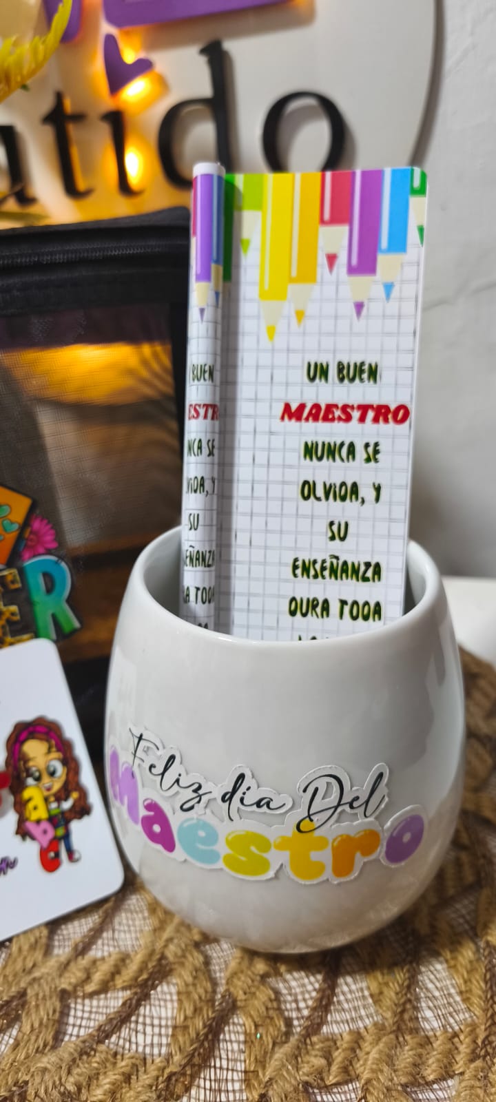 Set de Regalo para  el día del Maestro