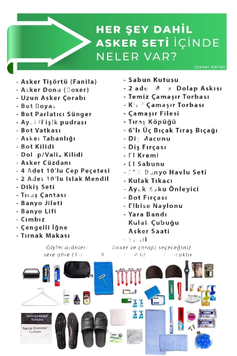 Soldier Package 6-Piece All-Inclusive Soldier Set - Paid Military Supplies - Paid Soldier Package