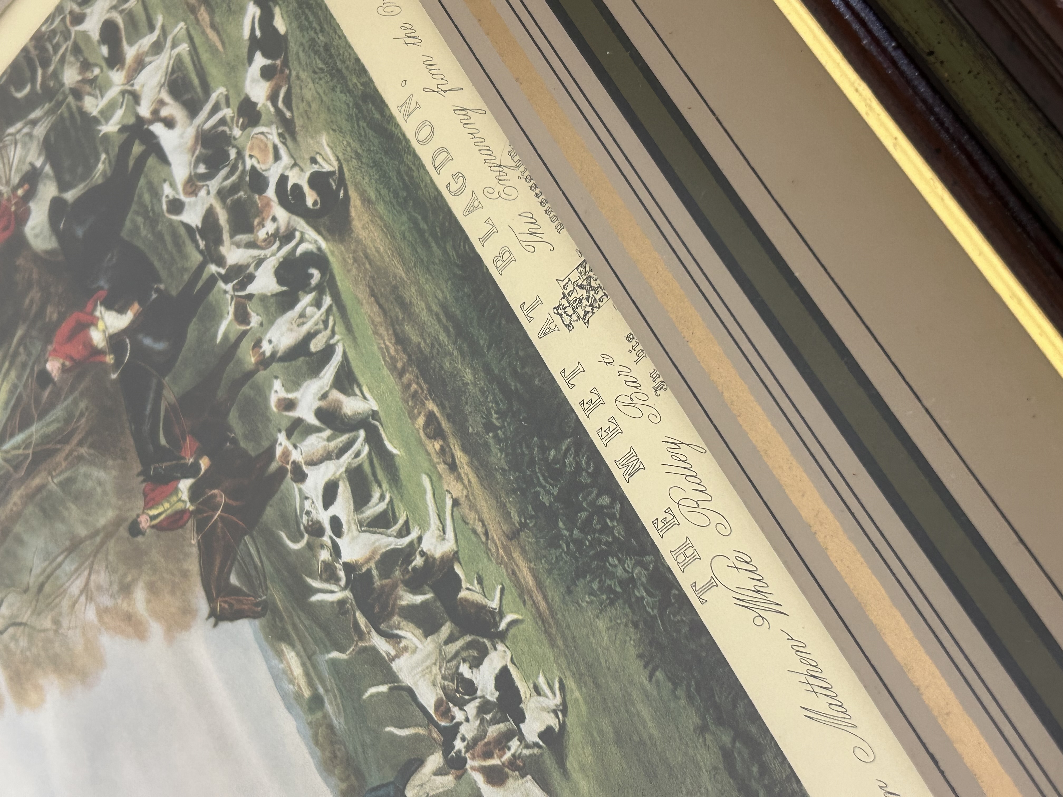 English Hunting Scene Art