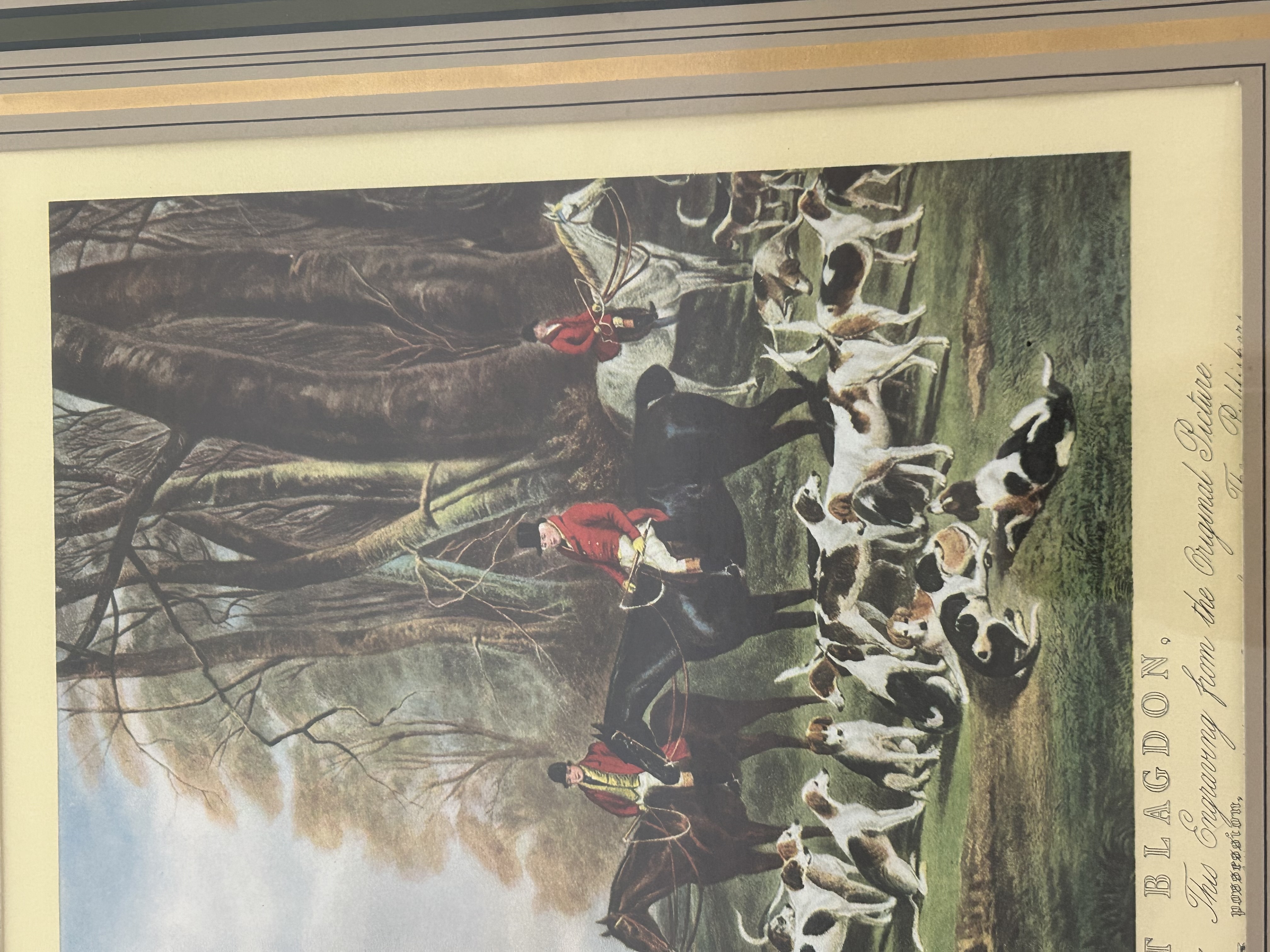 English Hunting Scene Art