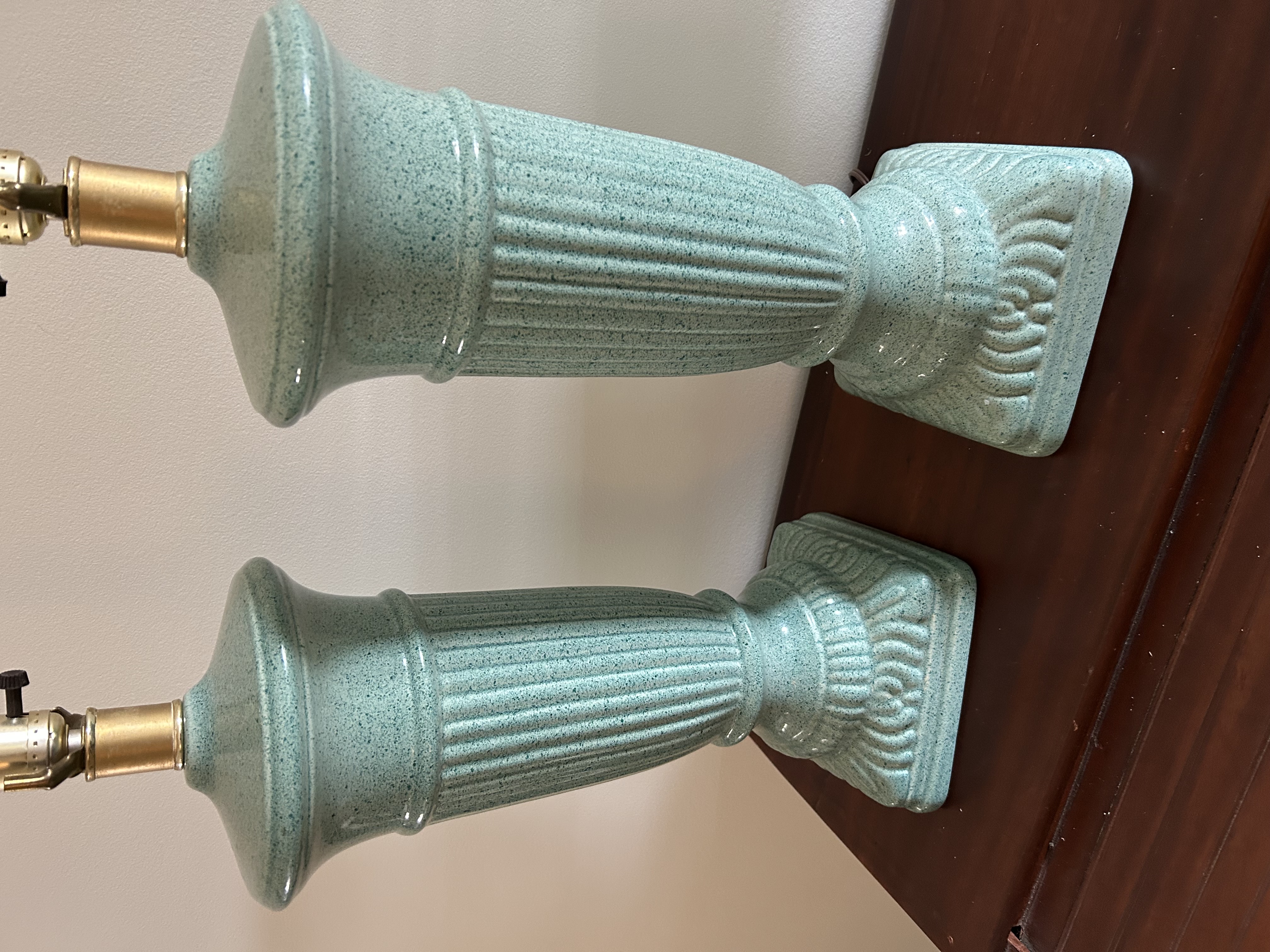 Pair of Vintage Ceramic Lamps