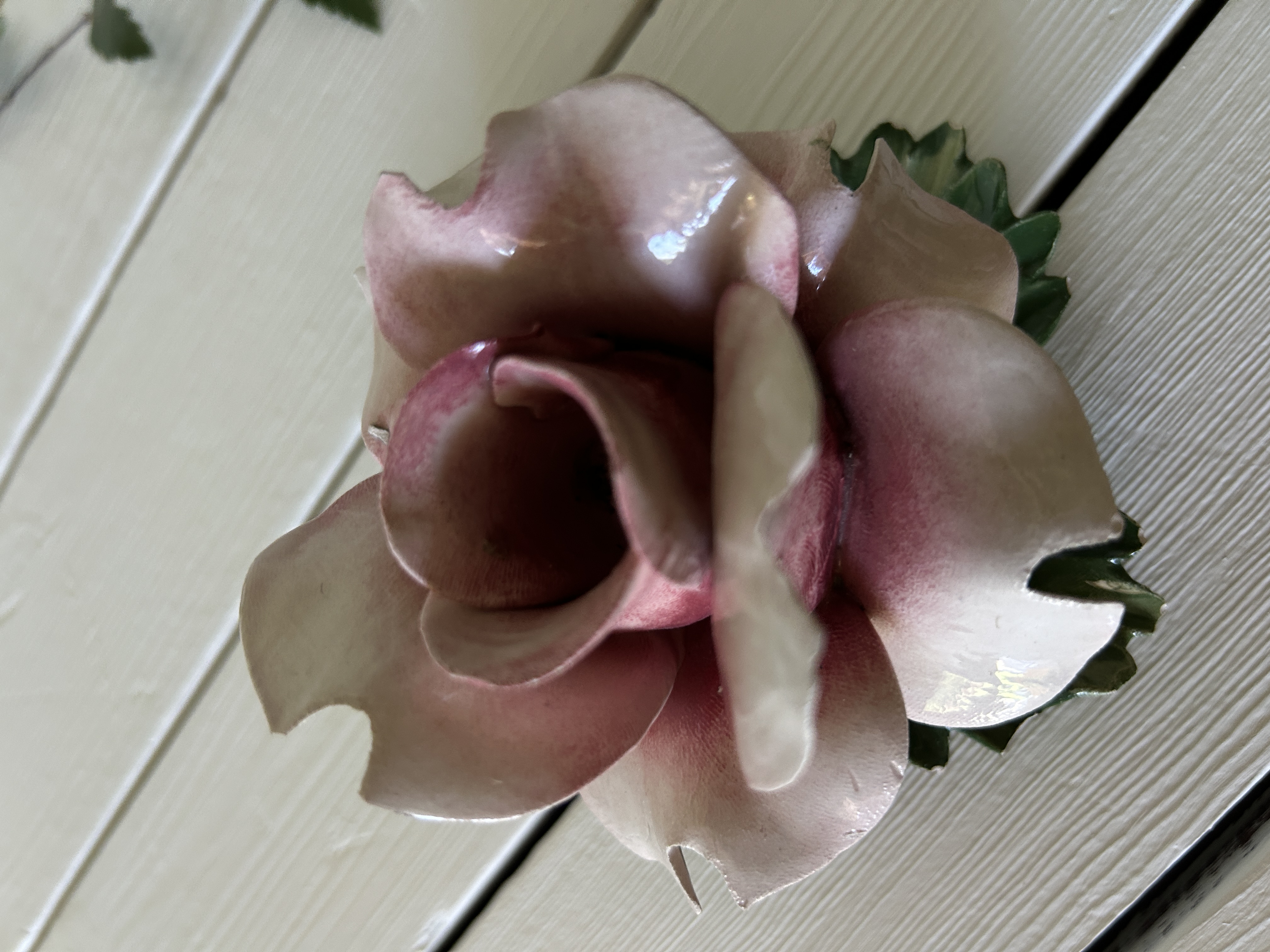 Ceramic Rose Flower Decor