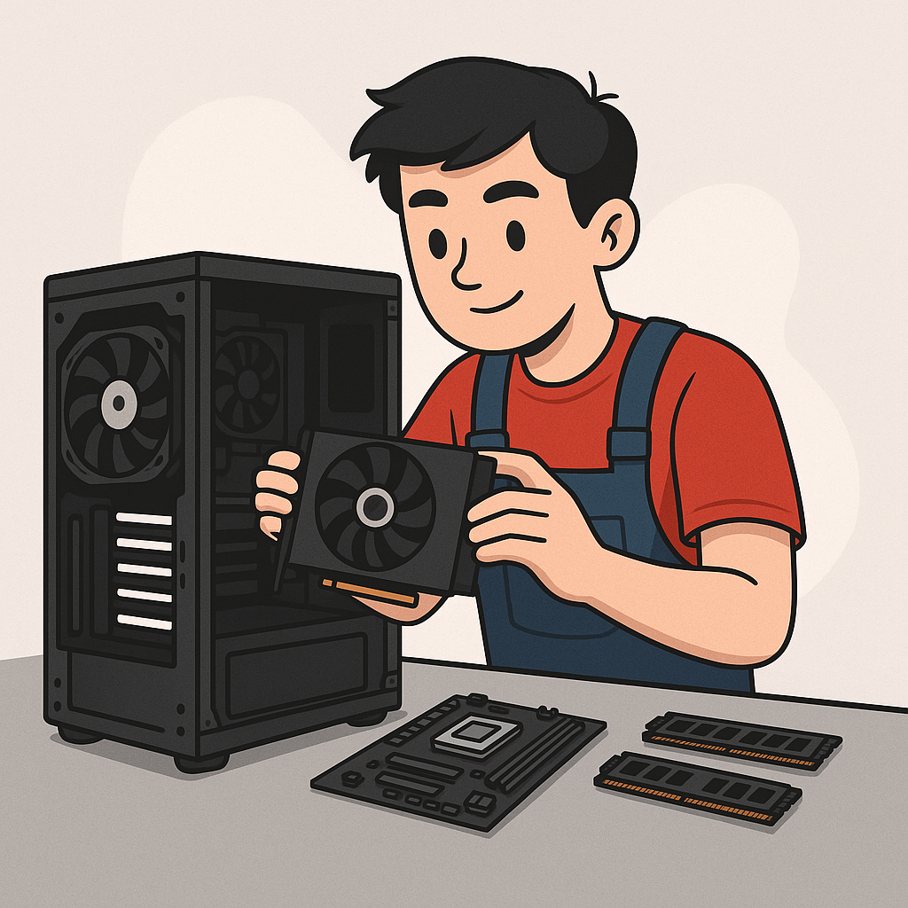Montage PC – Pack Essentiel, Avancé ou Exclusif