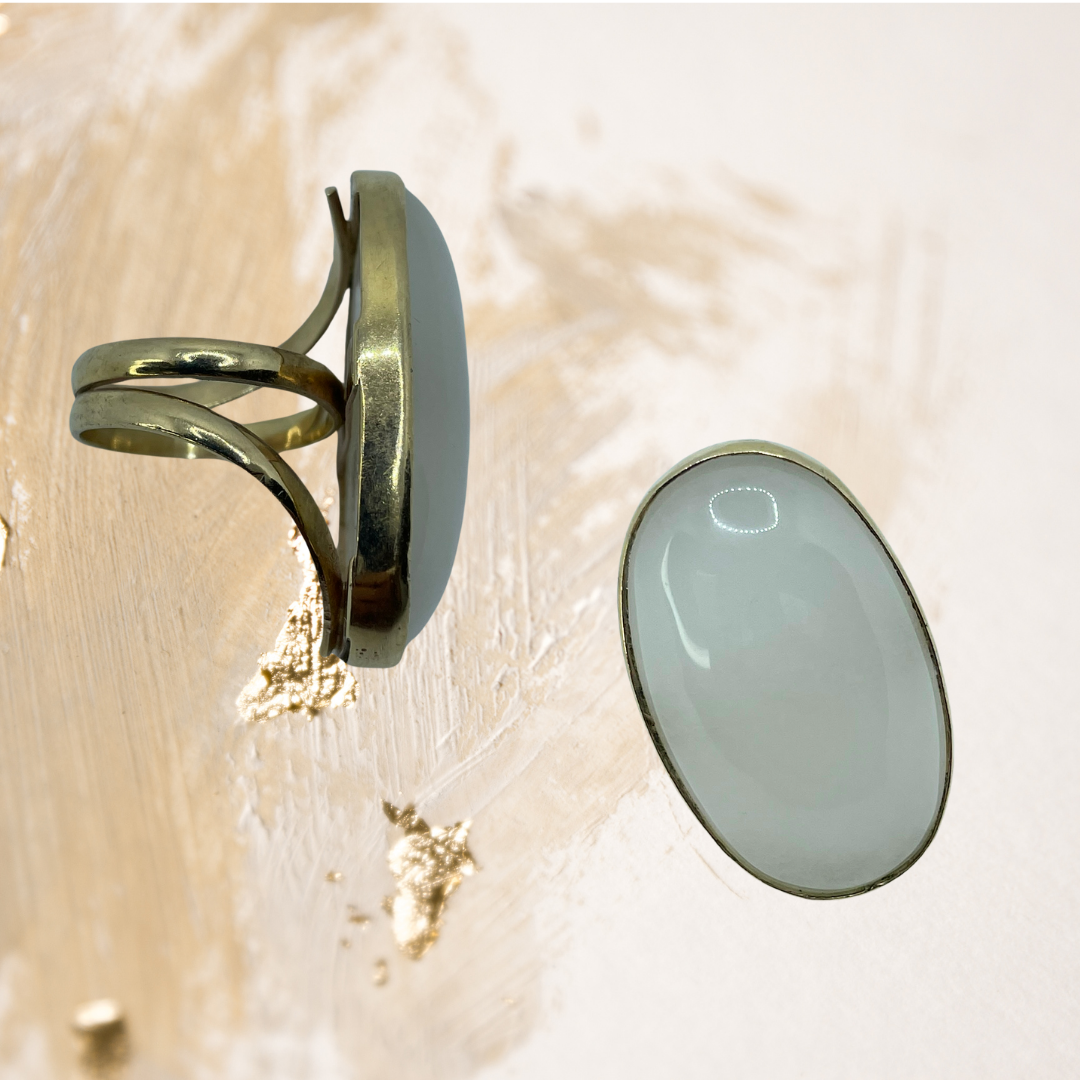 Anel suavidade que se transforma em elegância.