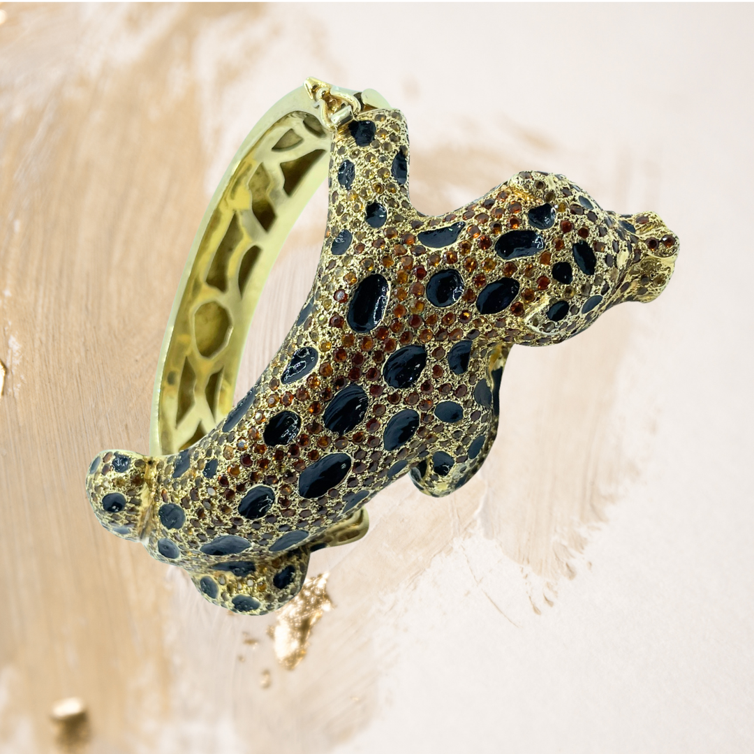  Bracelete Onça do Pantanal.