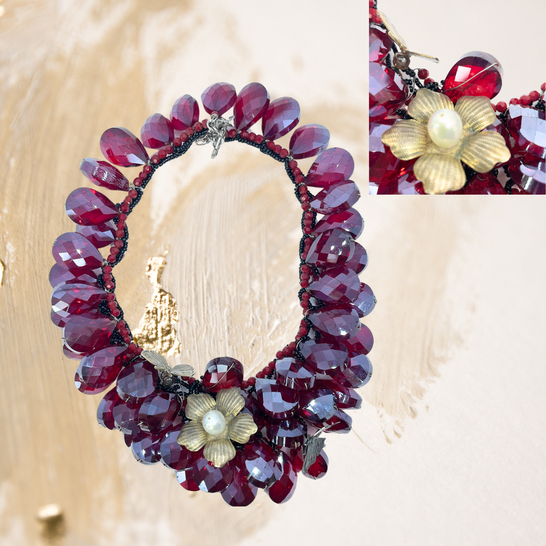  Max maxicolar em prata 950 com cristais