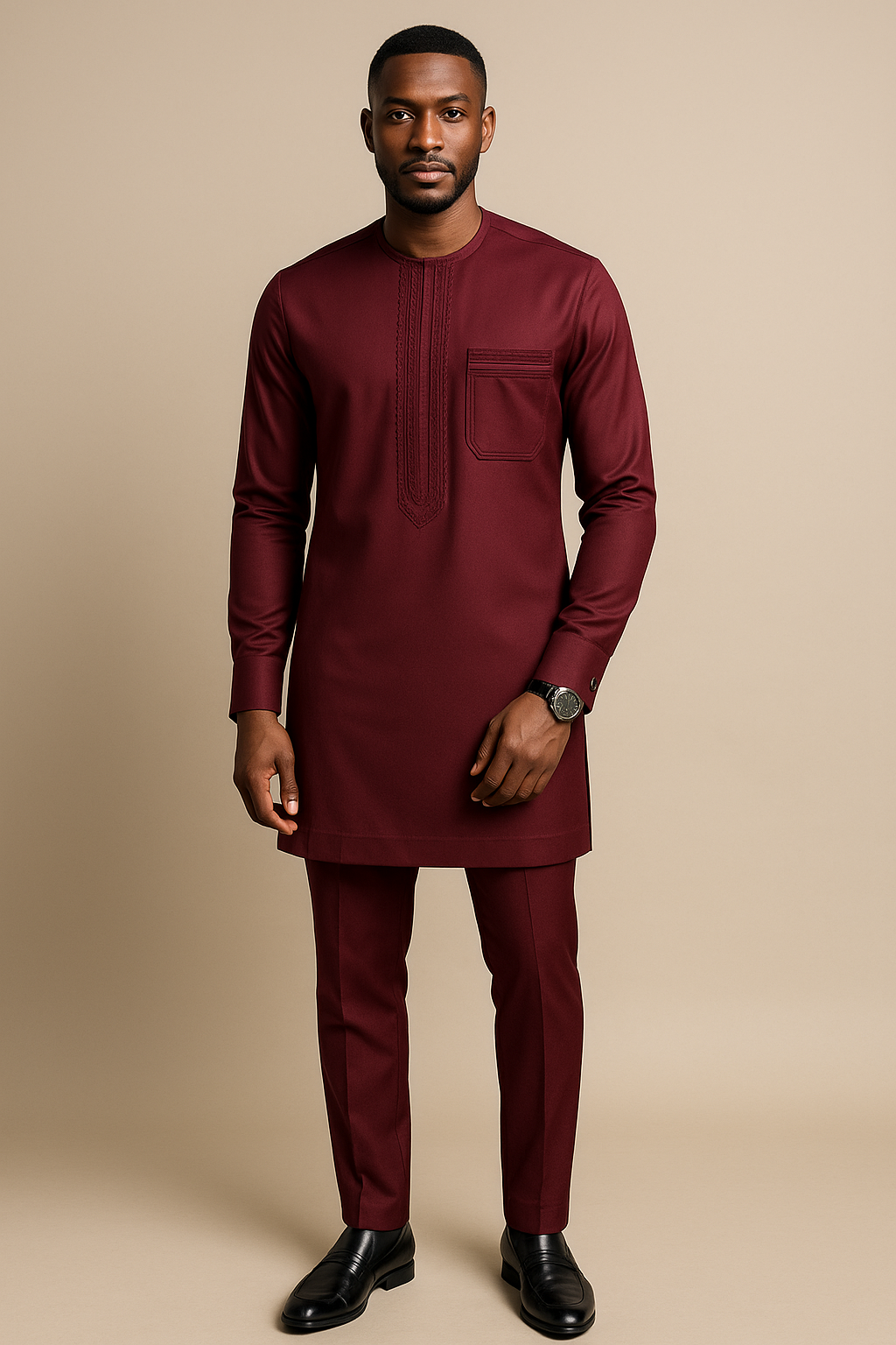 Costume Moderne Bordeaux
