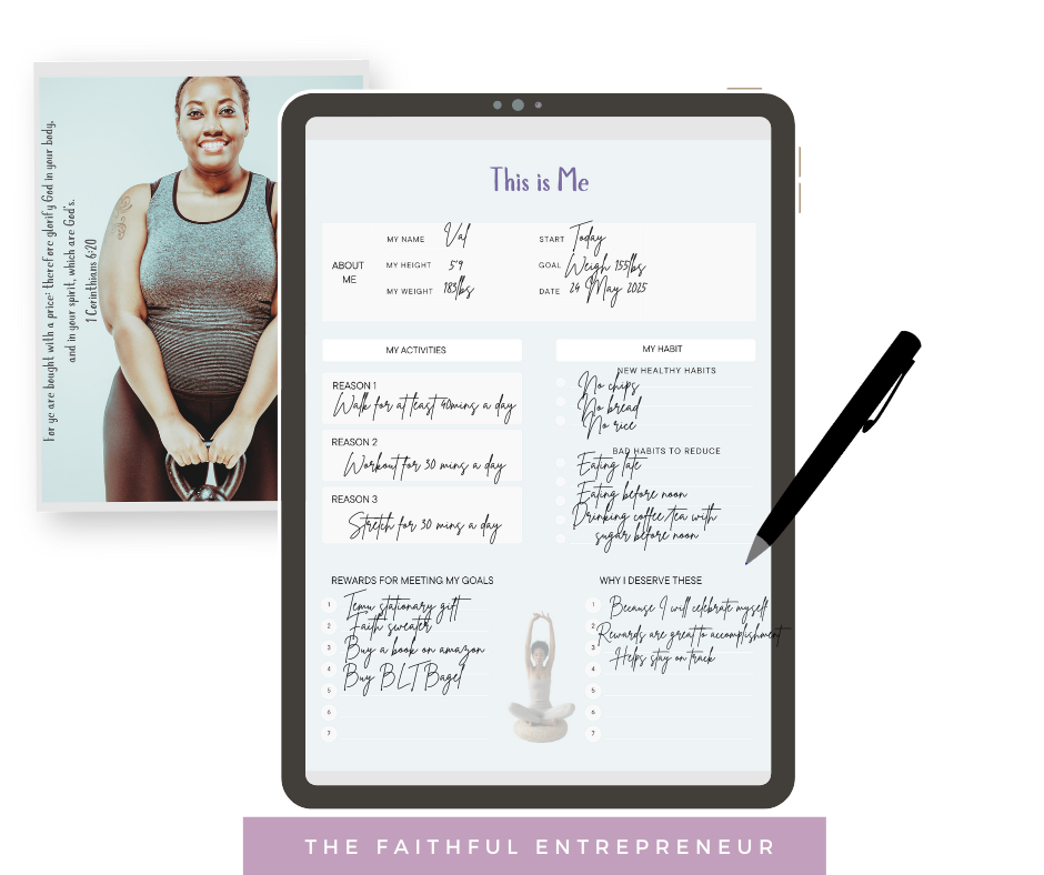 Faith + Fitness: Your Ultimate Wellness Journal for a Spirit-Led Lifestyle