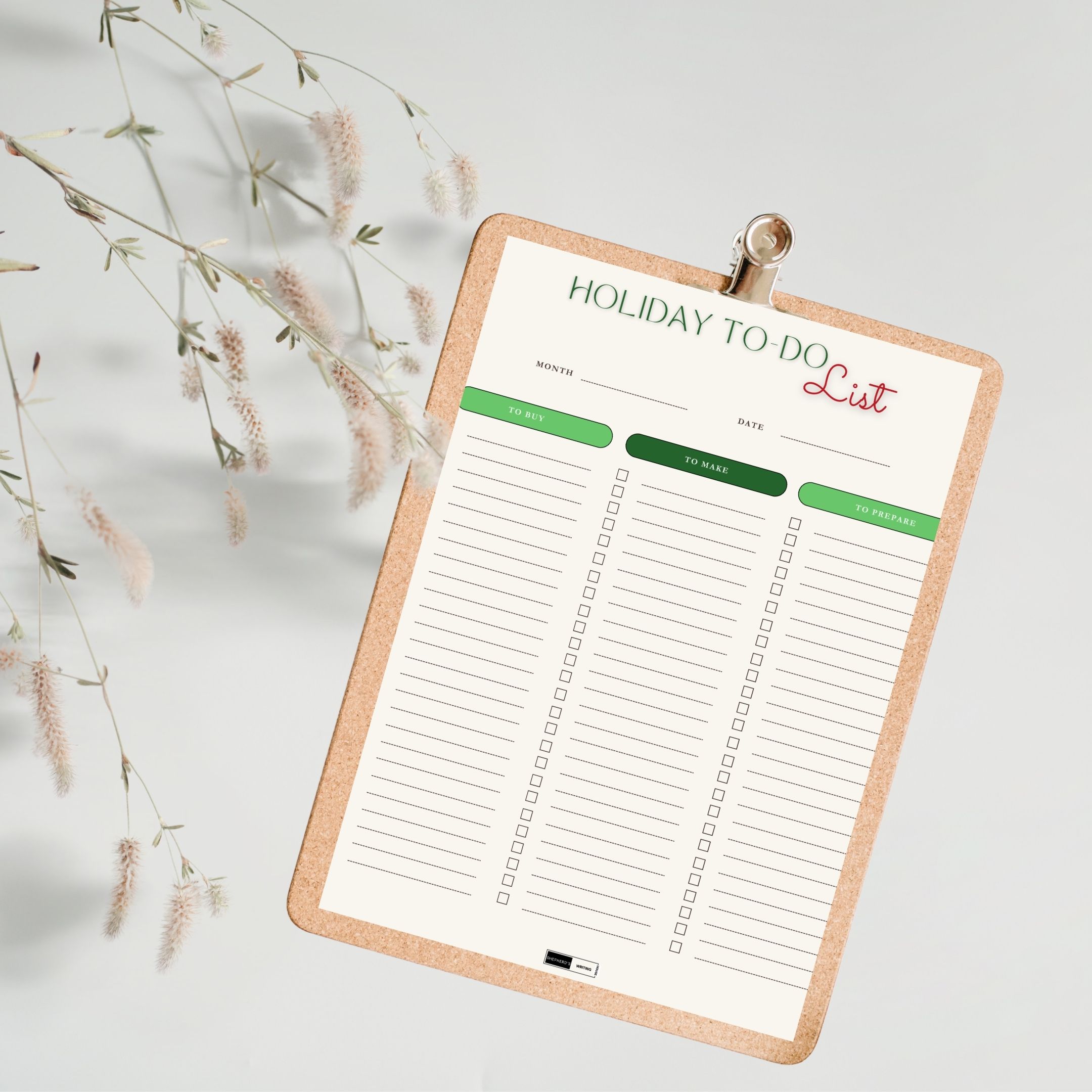 2025 Christmas Holiday Planner (7-Page Printable)