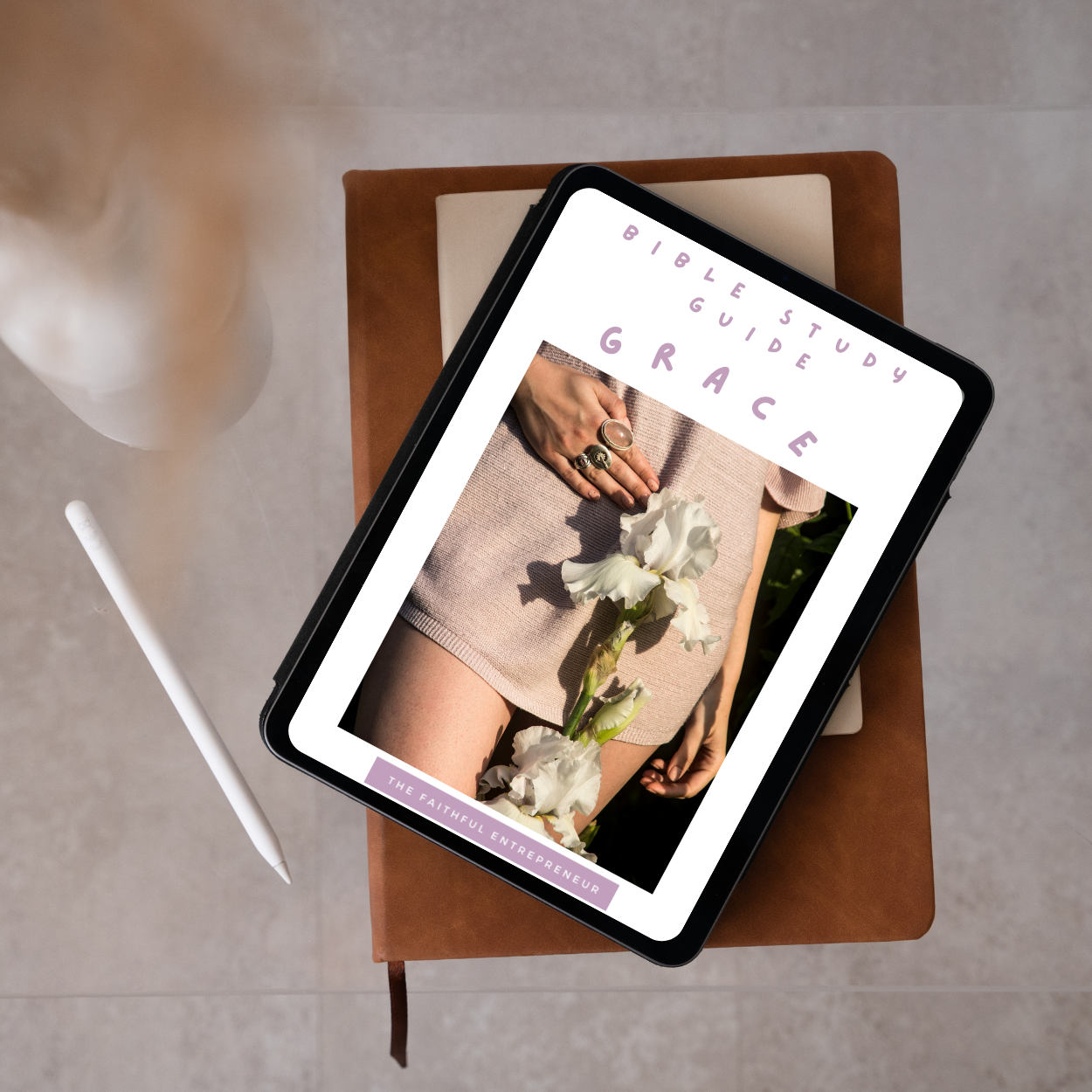 GRACE - 9 Pg Bible Reflection Study Worksheets