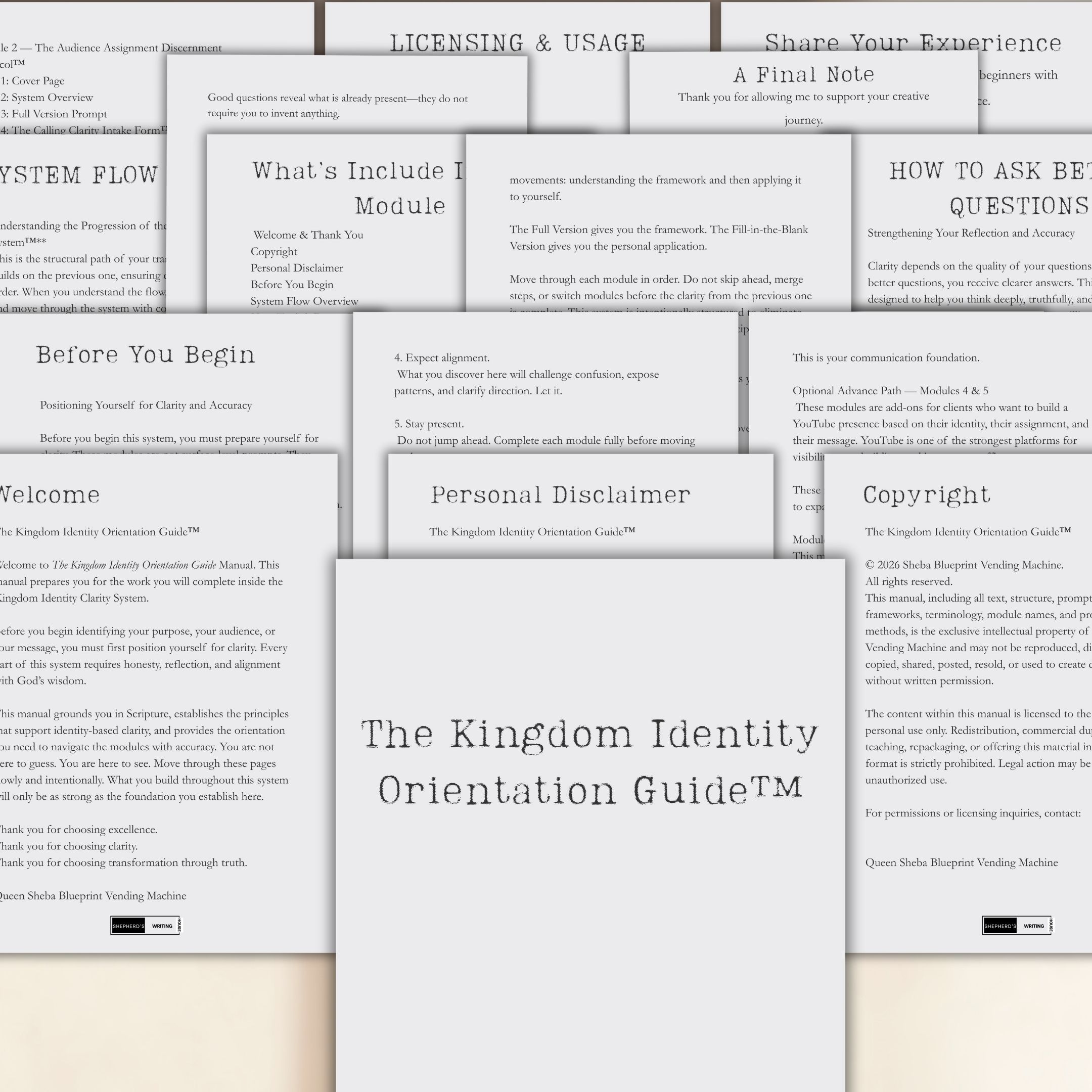 The Kingdom Identity Clarity System™