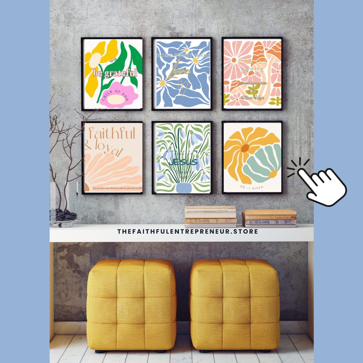16 Piece Jesus POD & Image Print Set