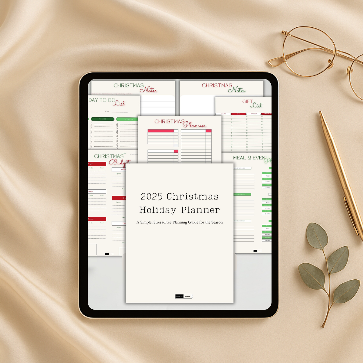 2025 Christmas Holiday Planner (7-Page Printable)
