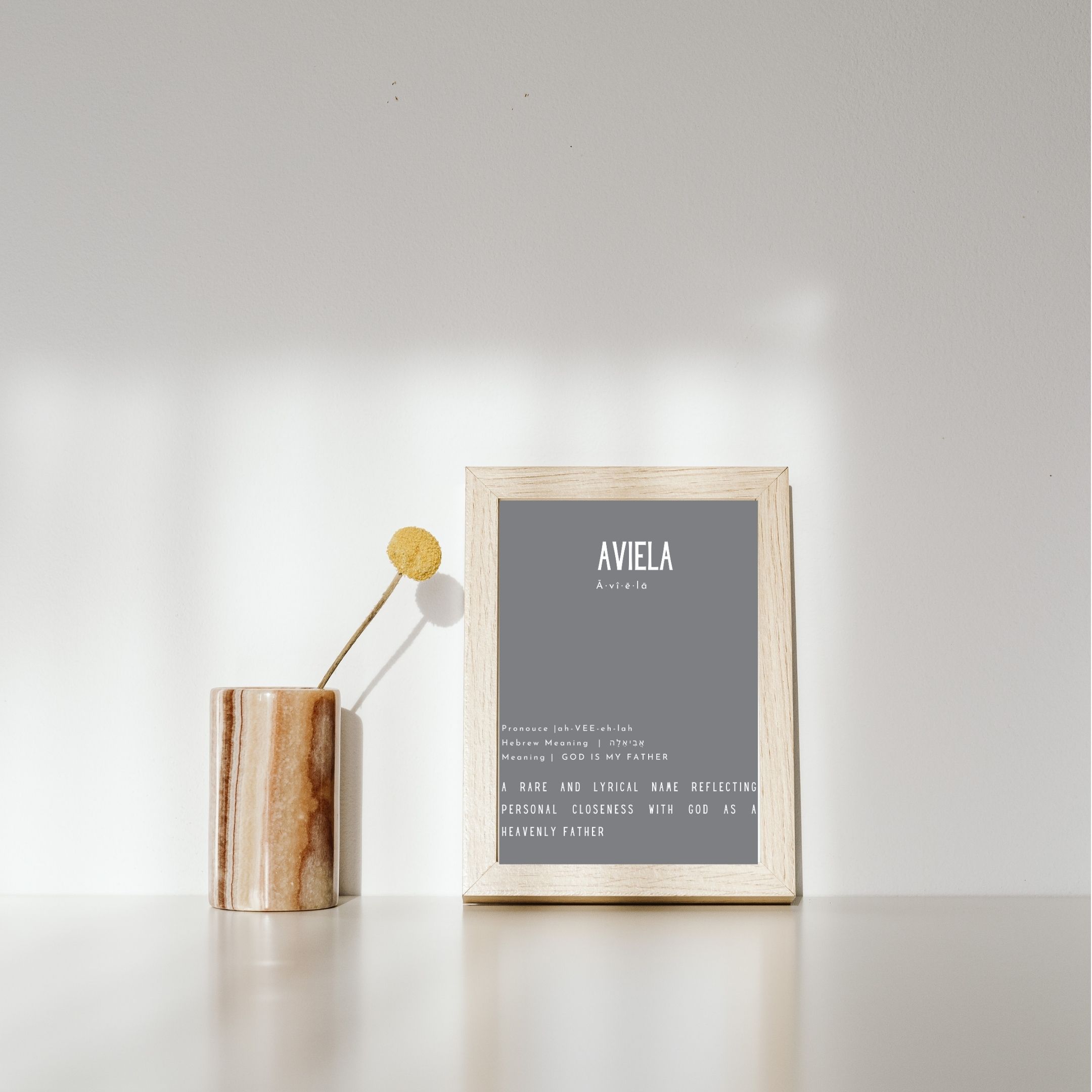 Customize Baby Name Definition Print | Custom Nursery Wall Art | Faith-Based & Meaningful Gift | Poster