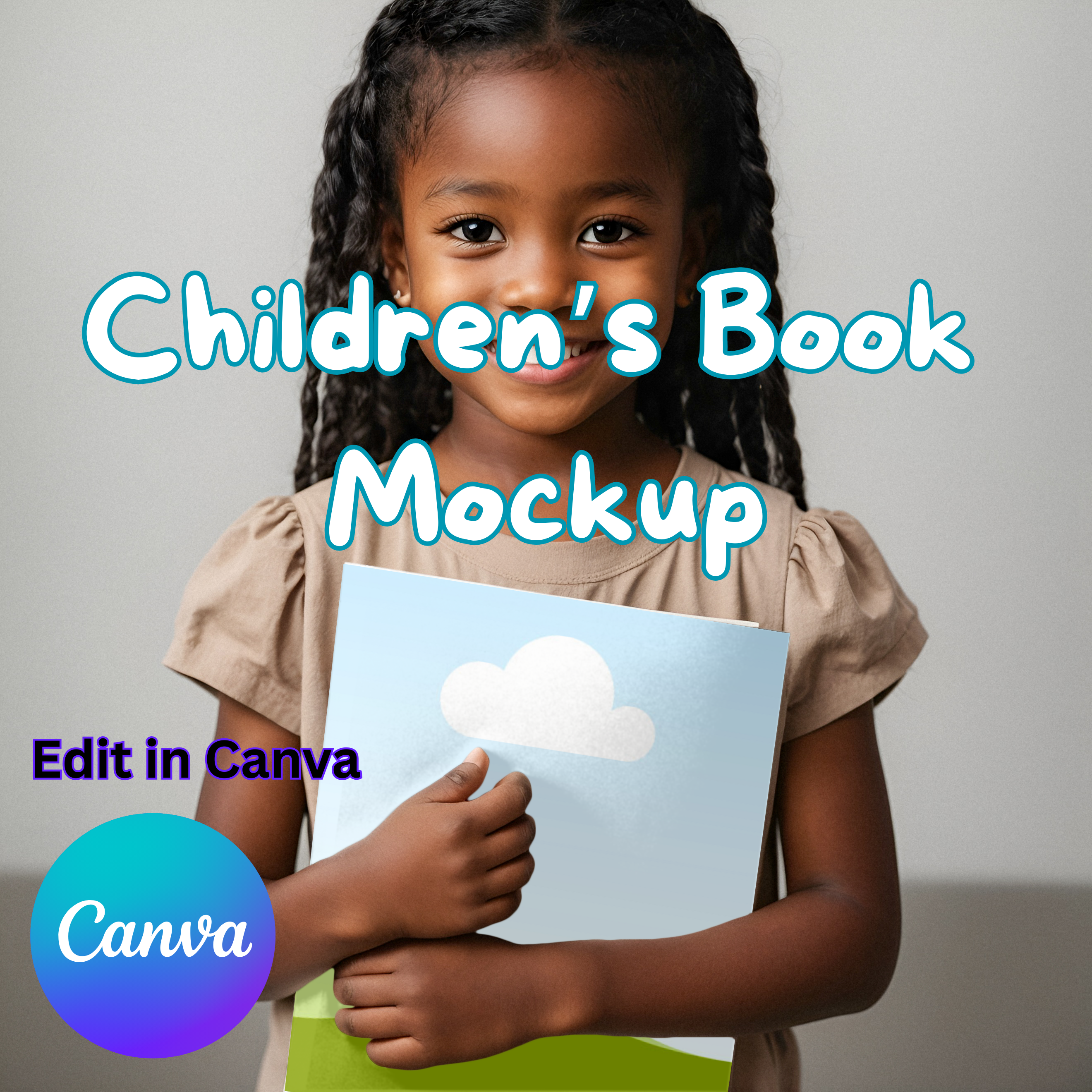 4 Editable Children’s Book Mockup