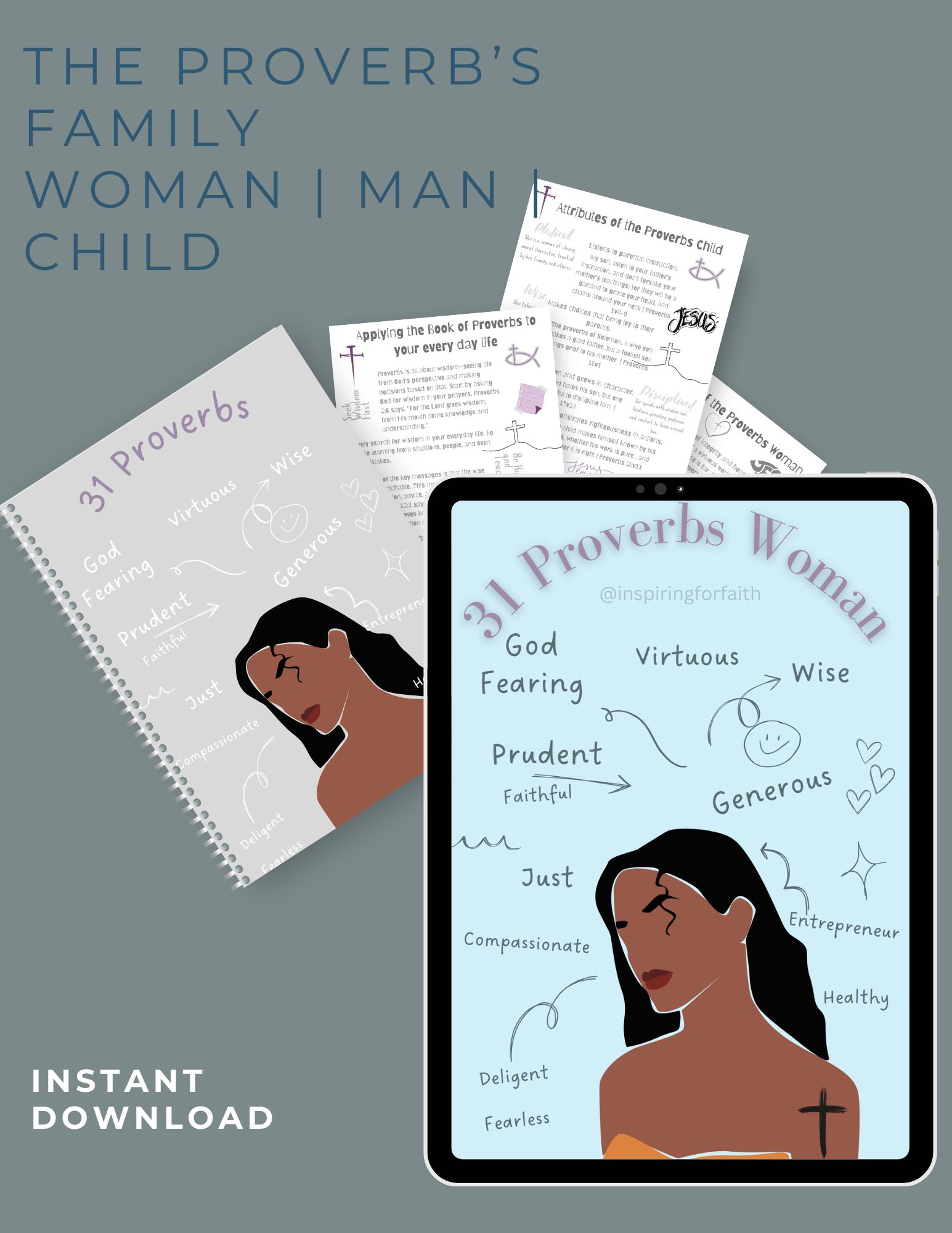 PROVERBS' Bible Insert TEMPLATES